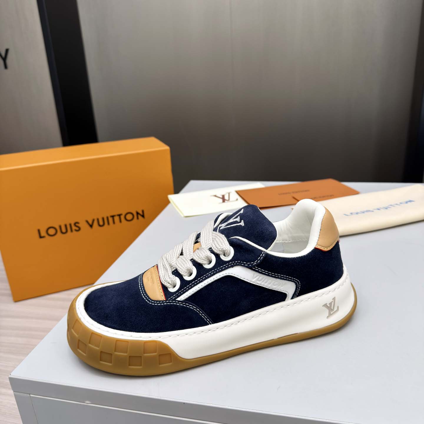 Louis Vuitton LV Tilted Sneaker  - DesignerGu