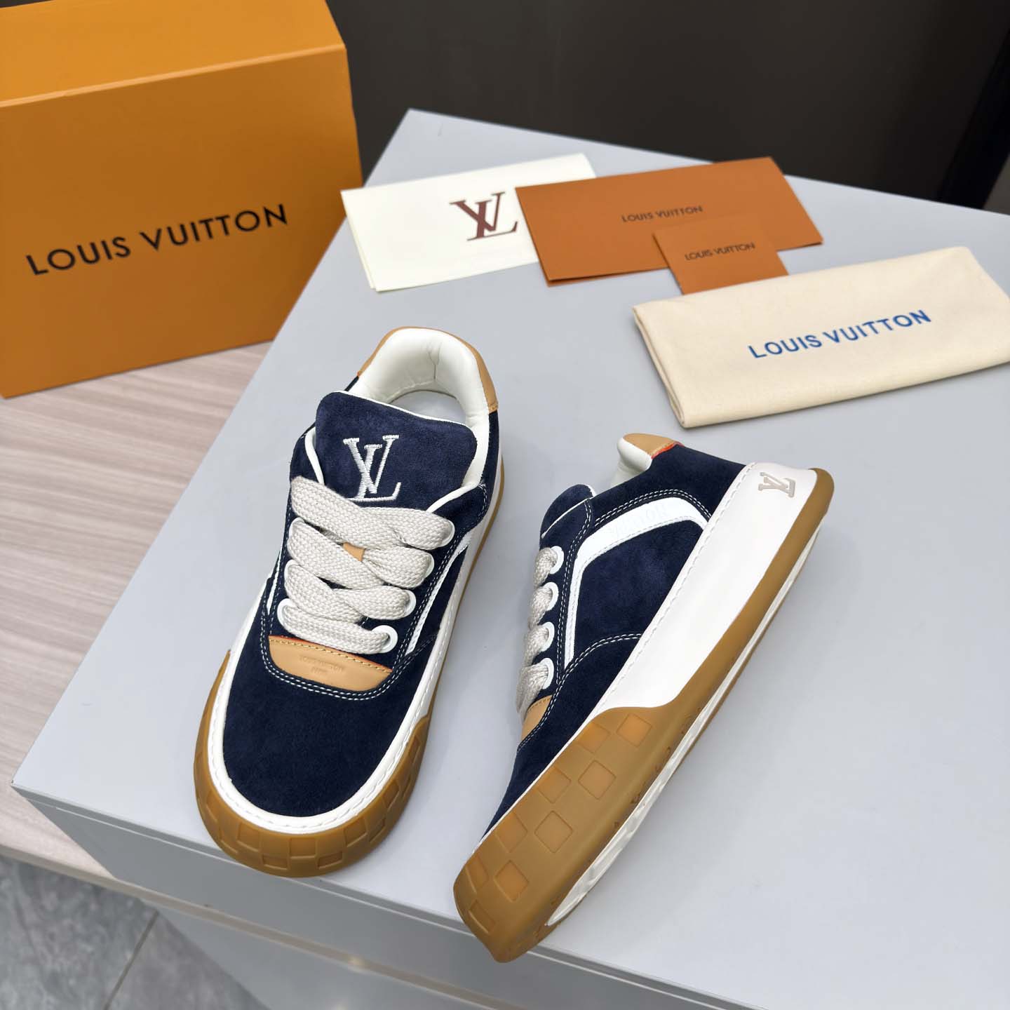 Louis Vuitton LV Tilted Sneaker  - DesignerGu