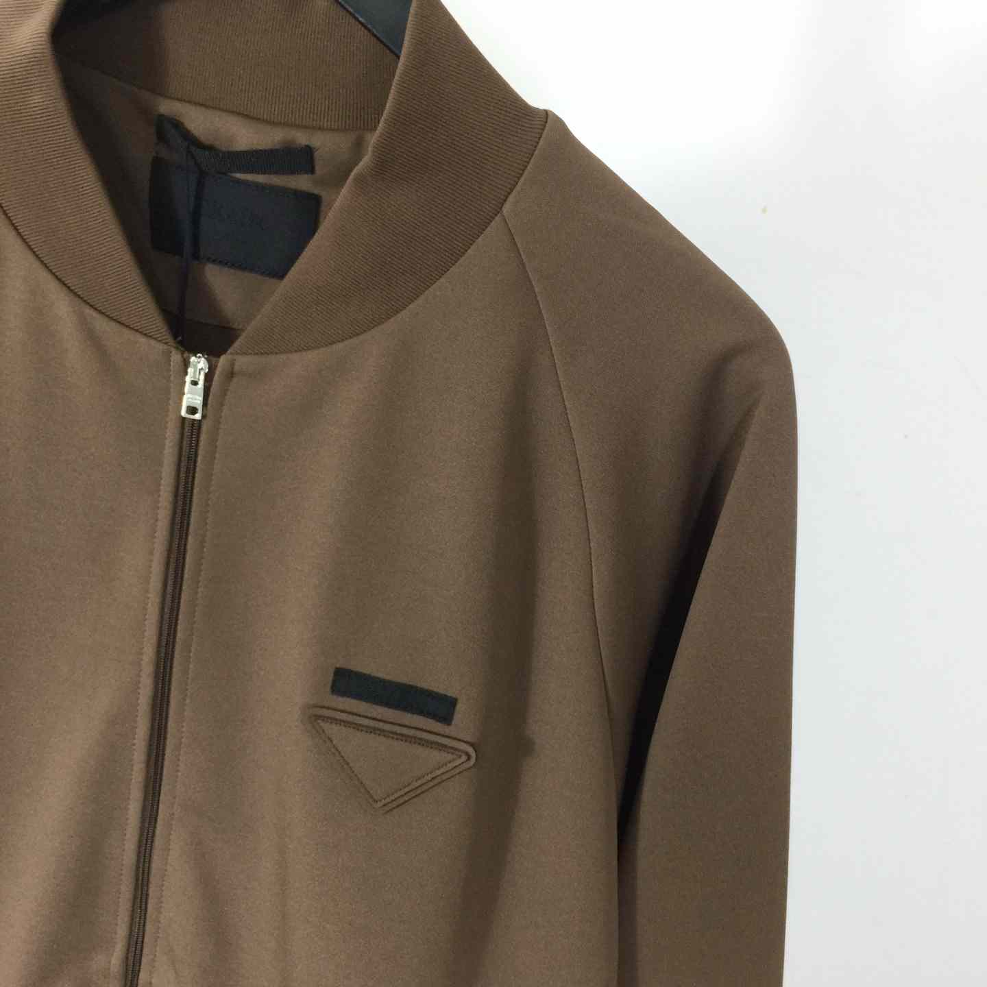 Prada Logo-patch Bomber Jacket - DesignerGu