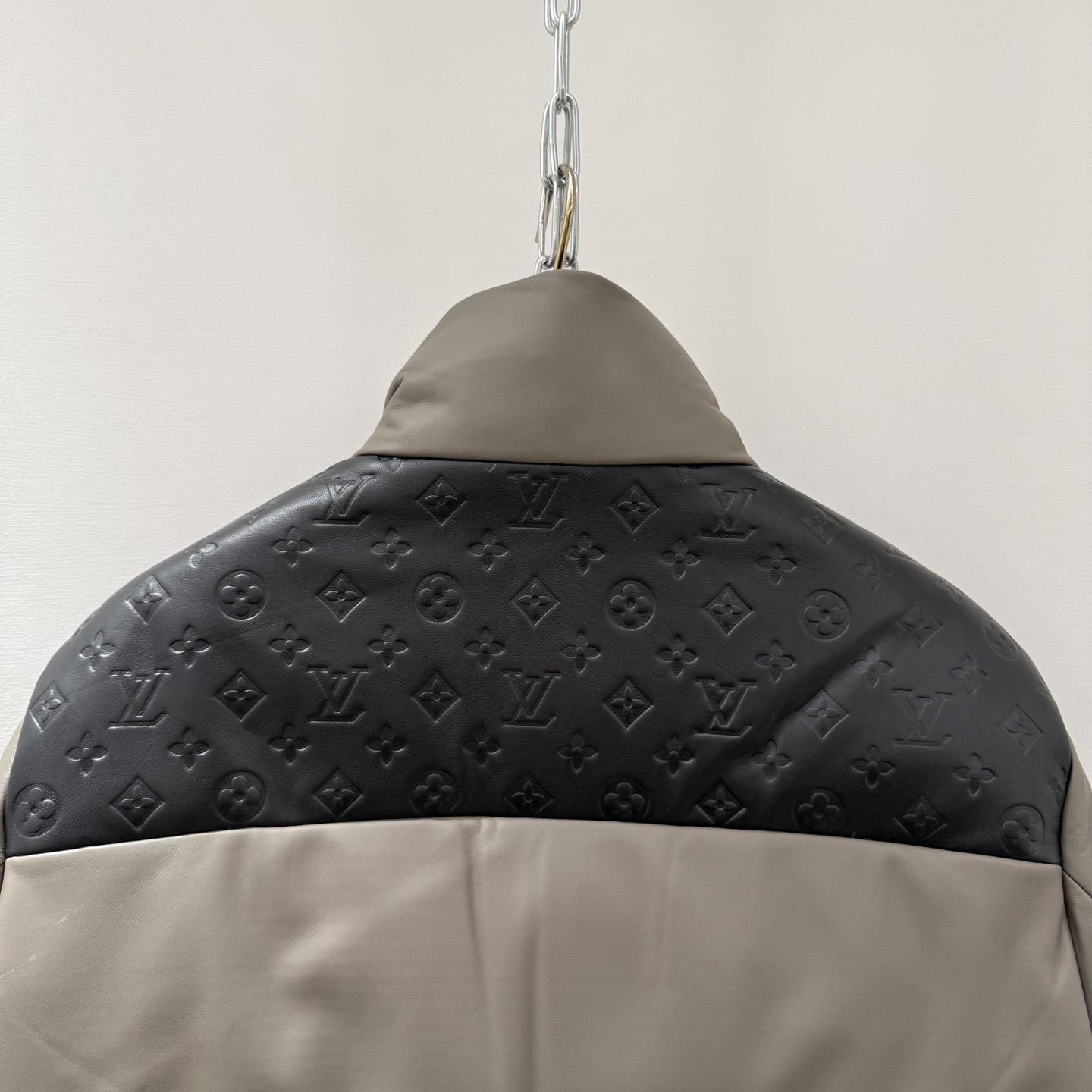 Louis Vuitton Leather Down Jacket  - DesignerGu