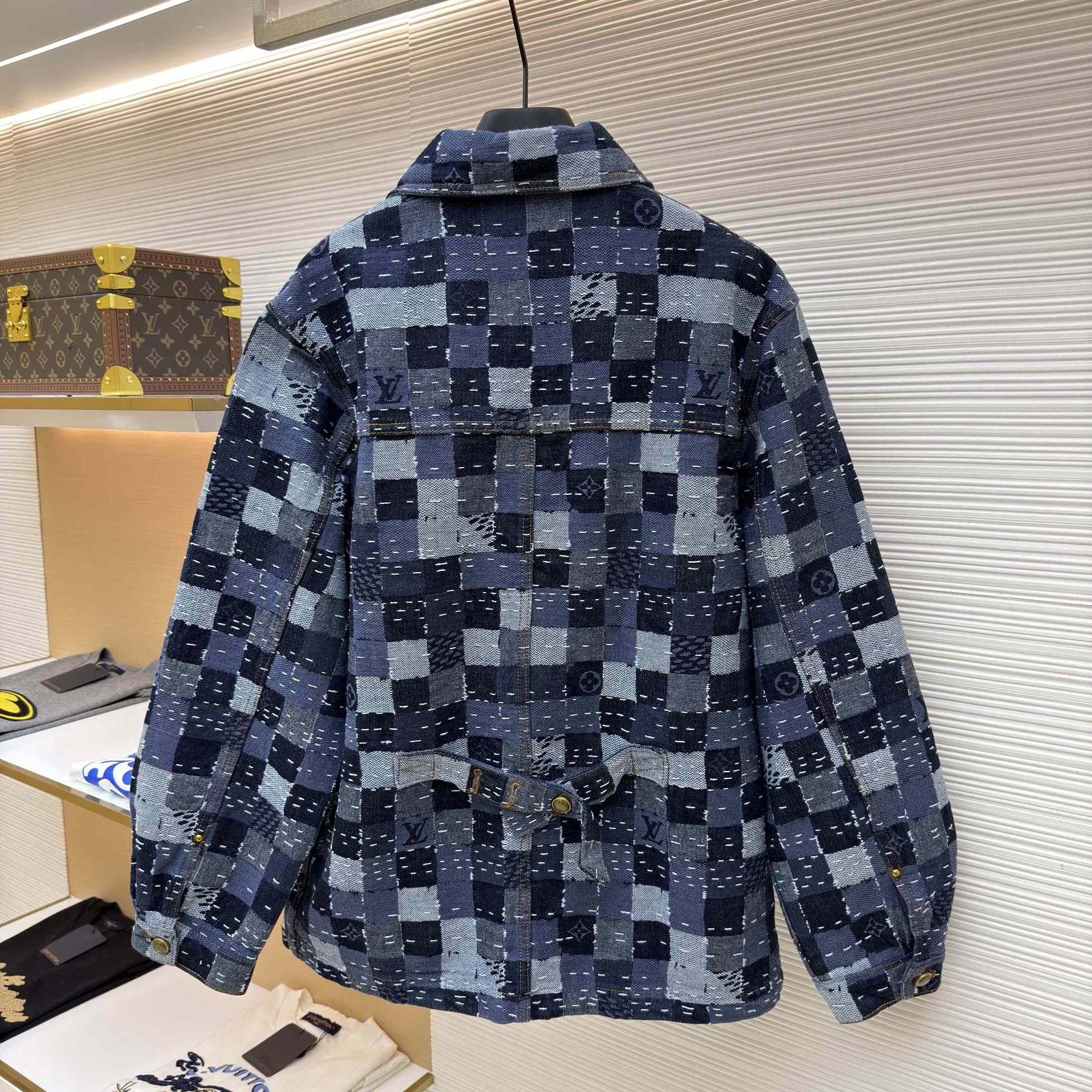Louis Vuitton Damier Denim Workwear Blouson - DesignerGu