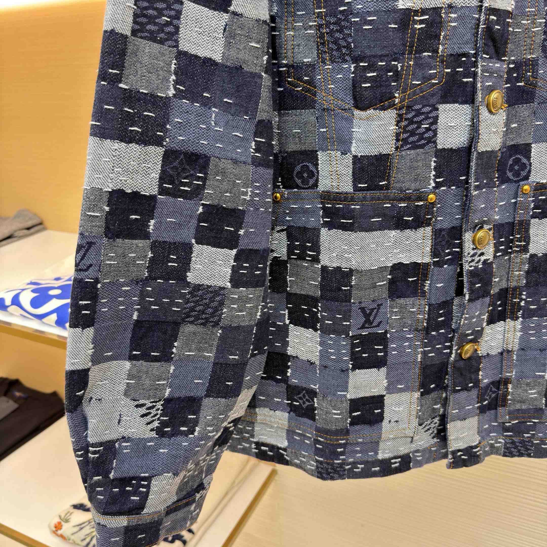 Louis Vuitton Damier Denim Workwear Blouson - DesignerGu
