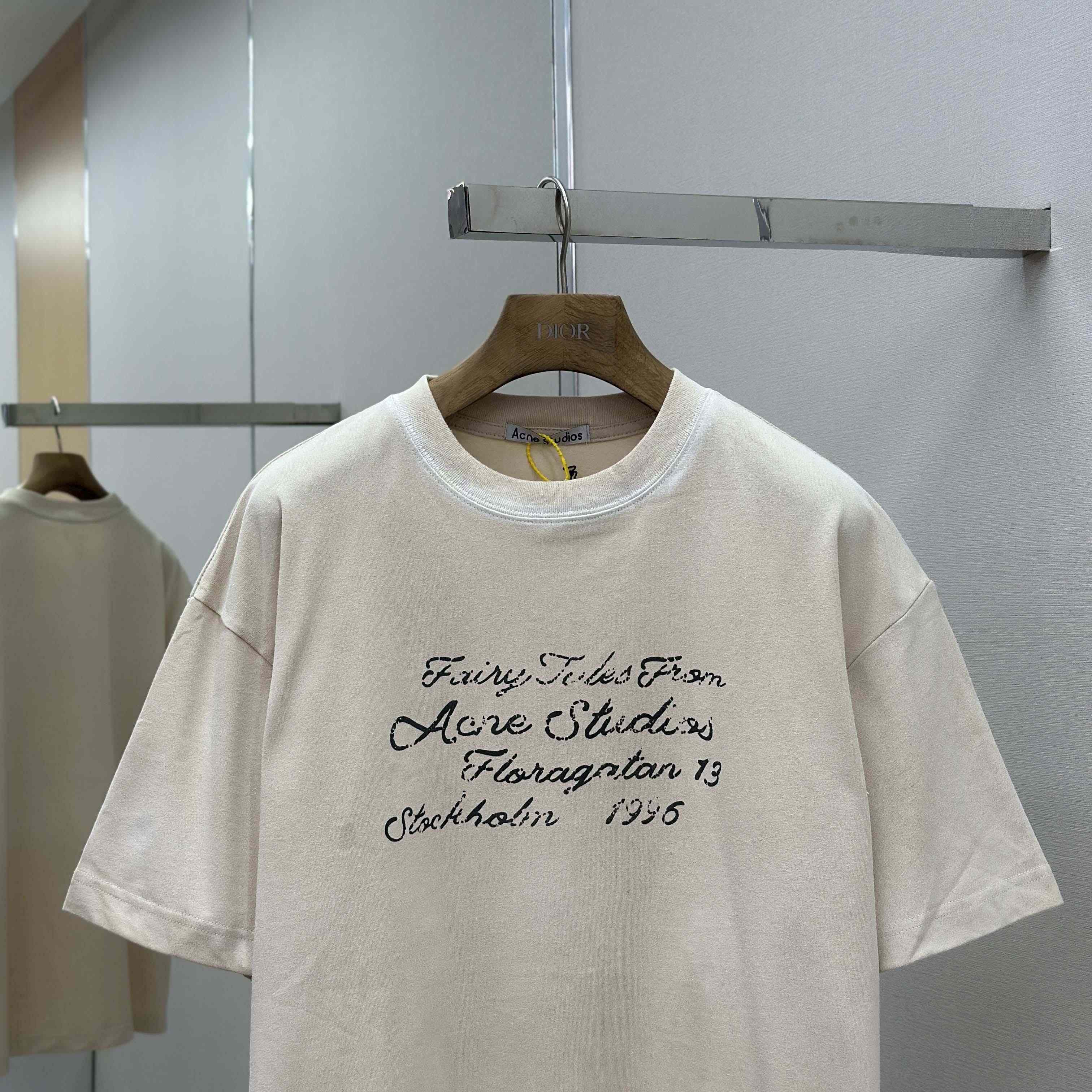 Acne Studios Logo T-shirt  - DesignerGu