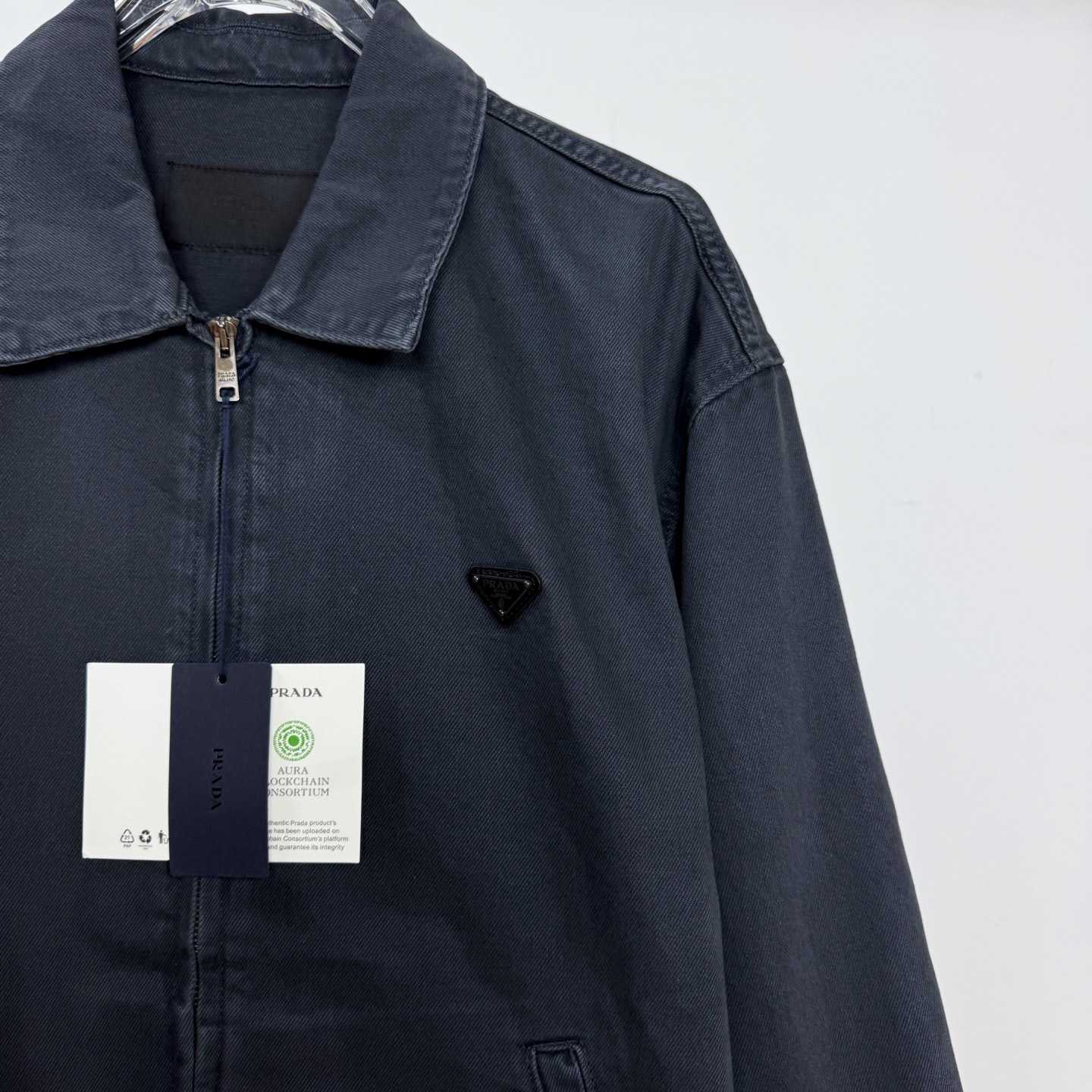Prada Denim Blouson Jacket - DesignerGu