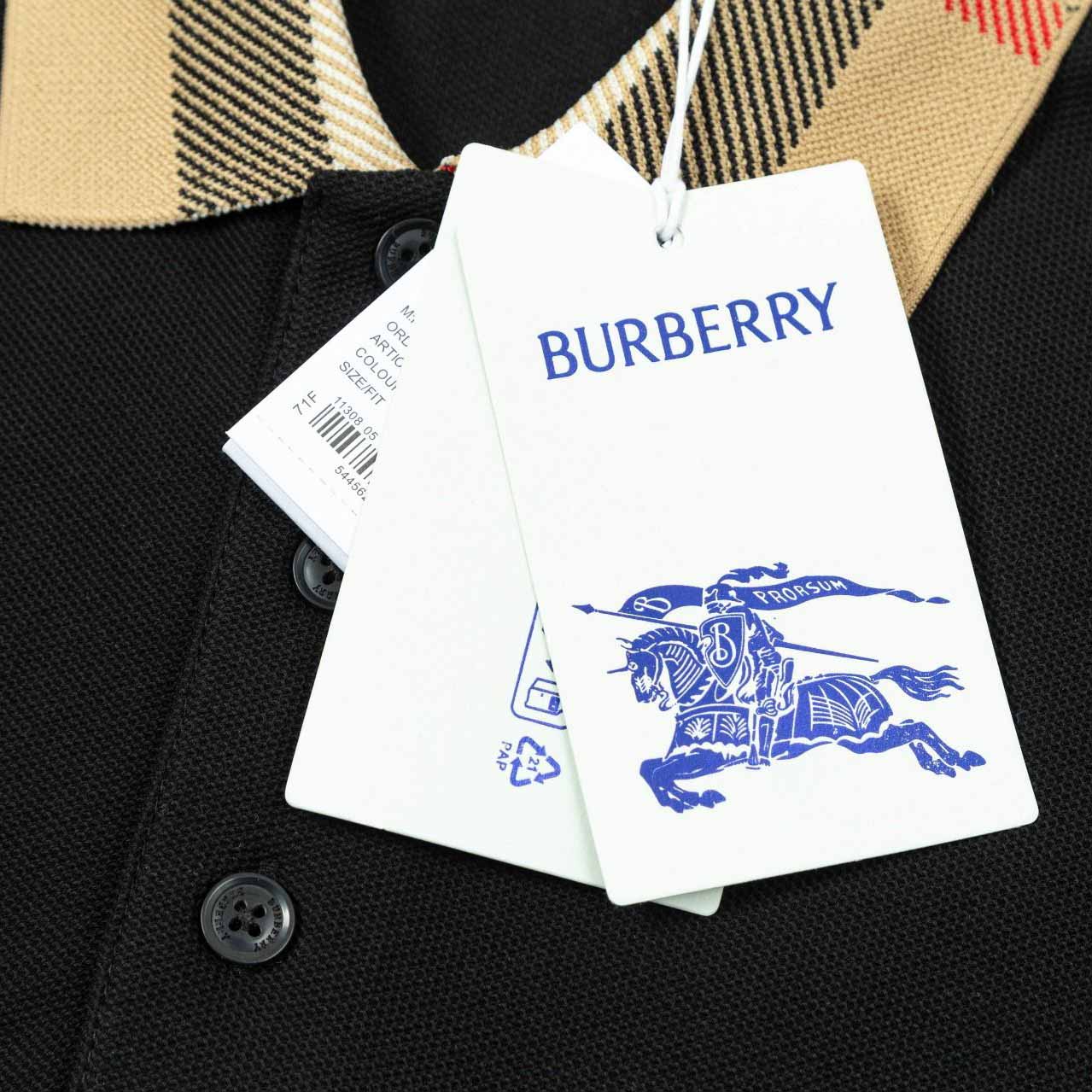 Burberry Cotton Polo Shirt - DesignerGu