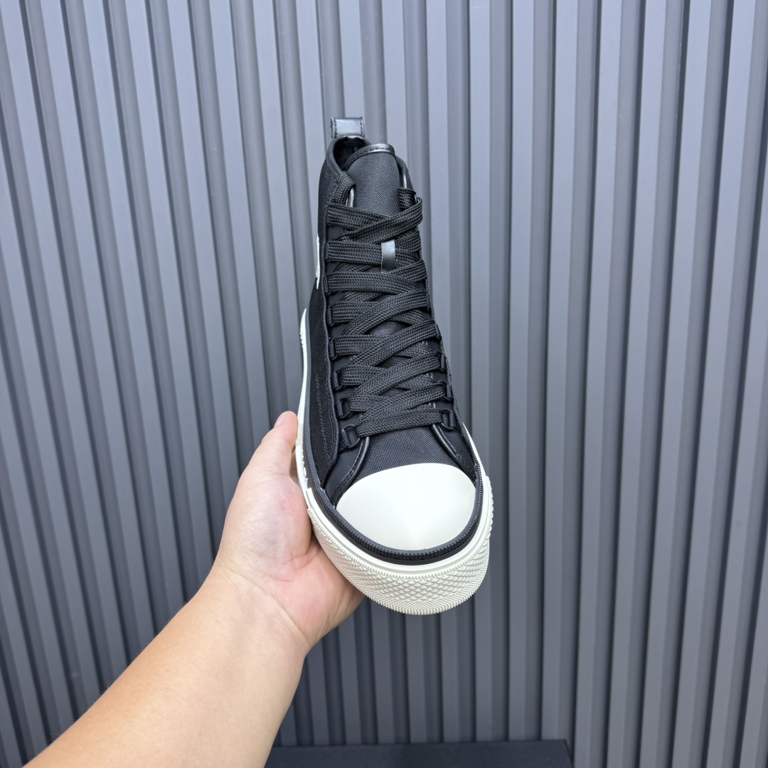Amiri Black'MA' Court Hi Sneakers - DesignerGu