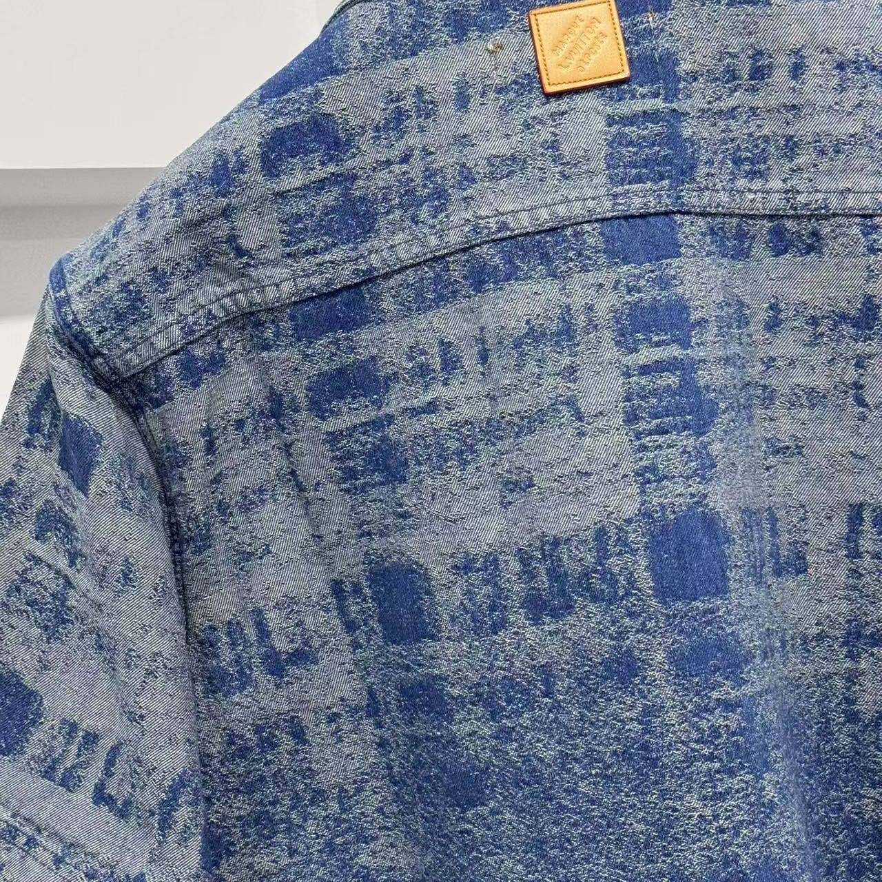 Louis Vuitton Denim Short-Sleeved Shirt - DesignerGu