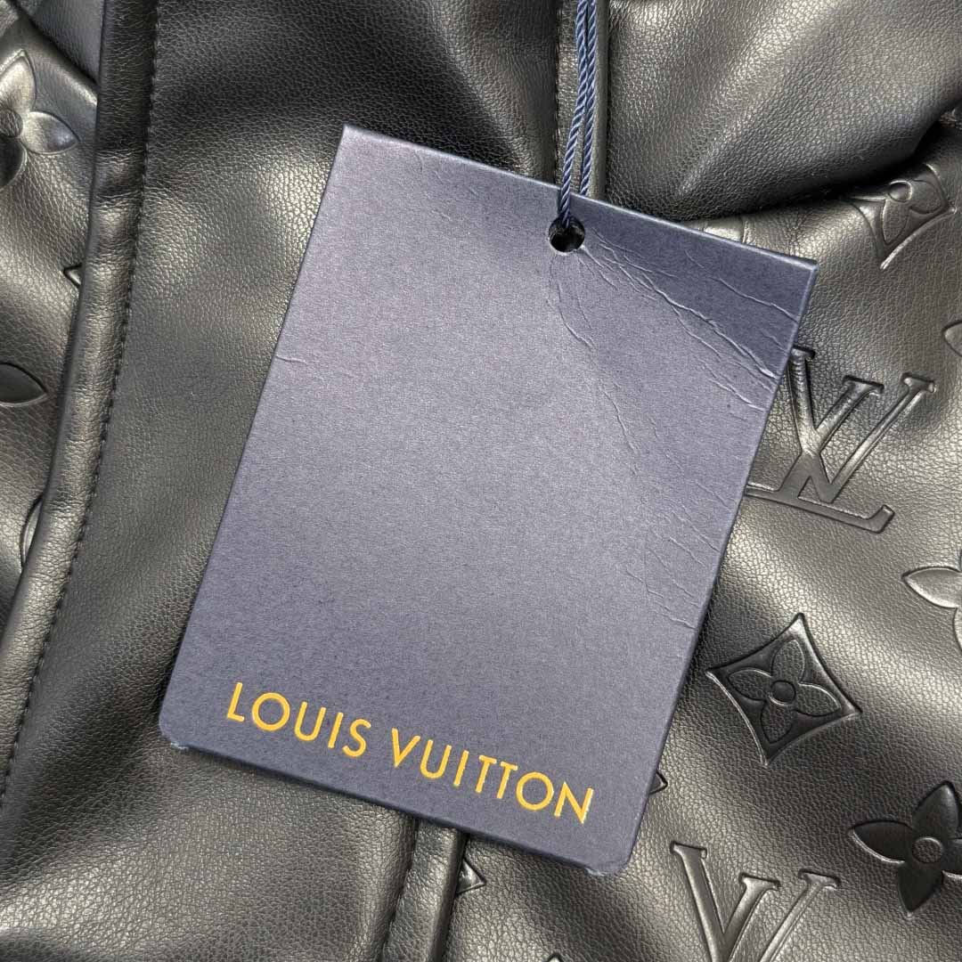Louis Vuitton Leather Mix Windbreaker   1AJBS9 - DesignerGu