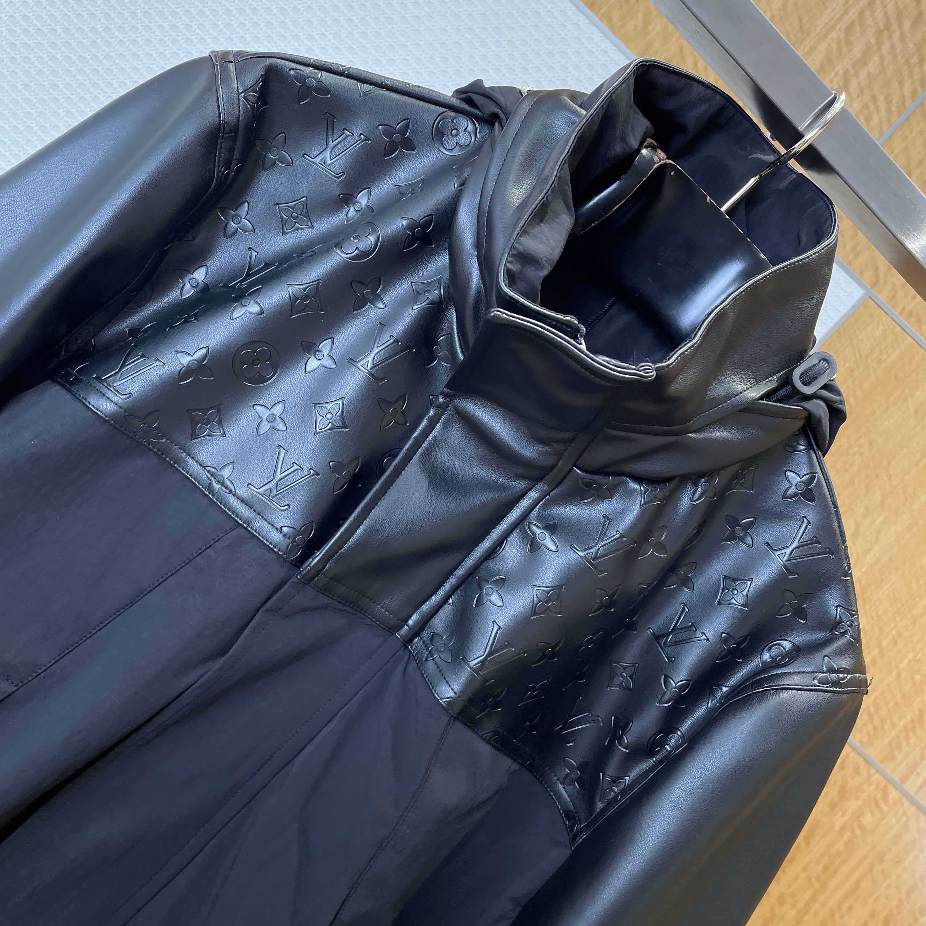 Louis Vuitton Leather Mix Windbreaker   1AJBS9 - DesignerGu