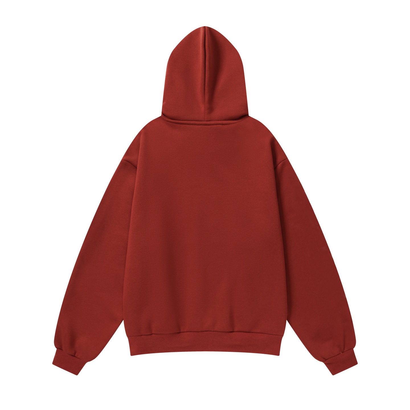 Fear of God Essentials Crimson Cropped Relaxed Hoodie - DesignerGu