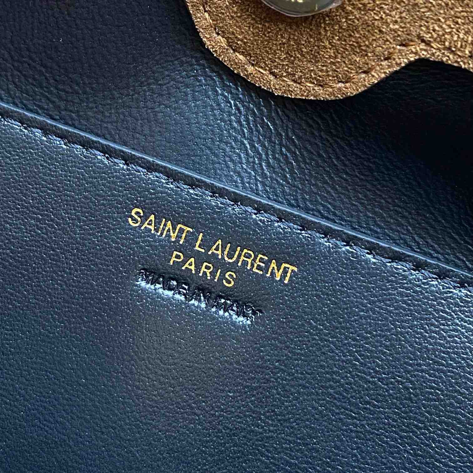 Saint Laurent Jamie Shoulder Pouch In Suede - DesignerGu