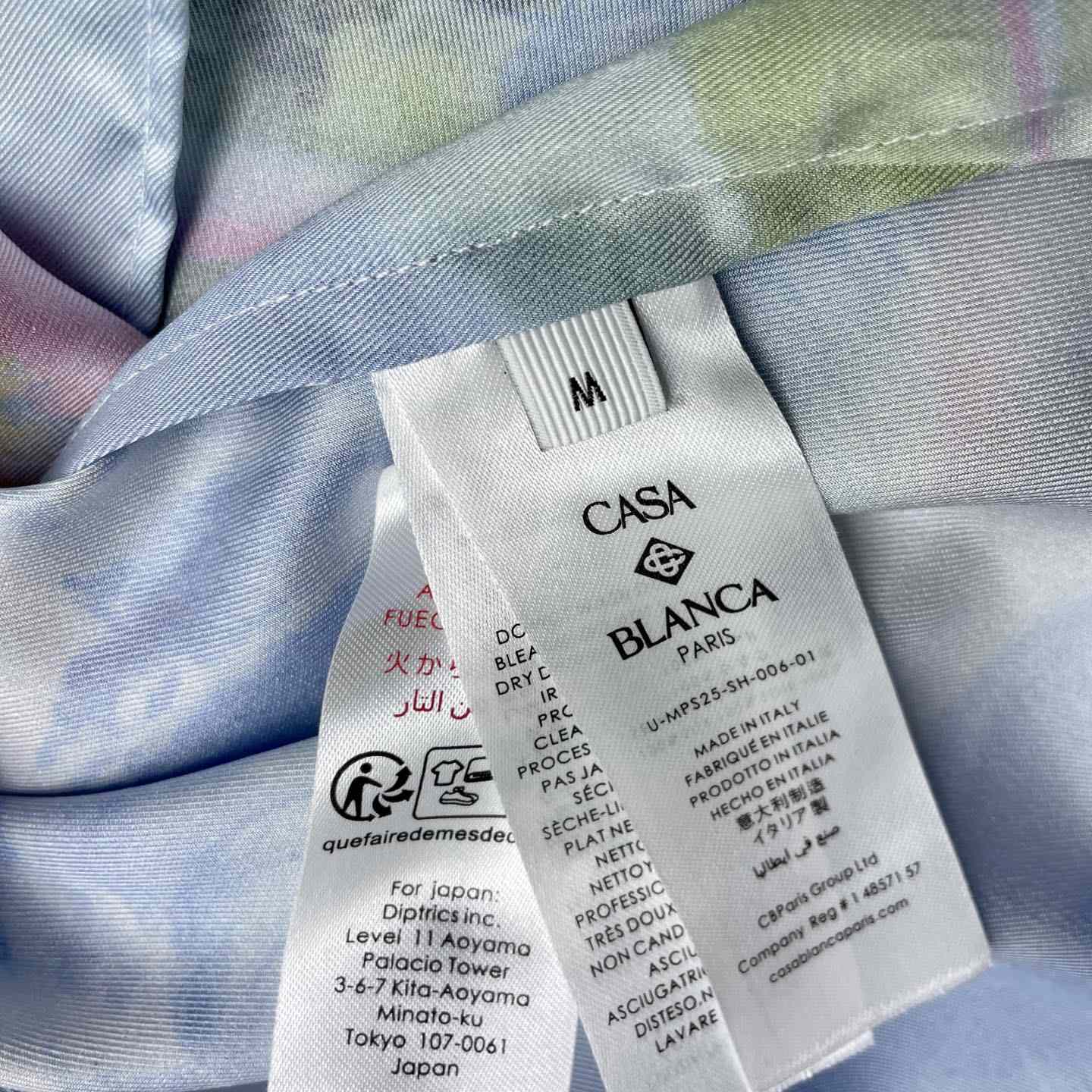 Casablanca Teacher Butterfly Landscape Shirt   CA3562 - DesignerGu