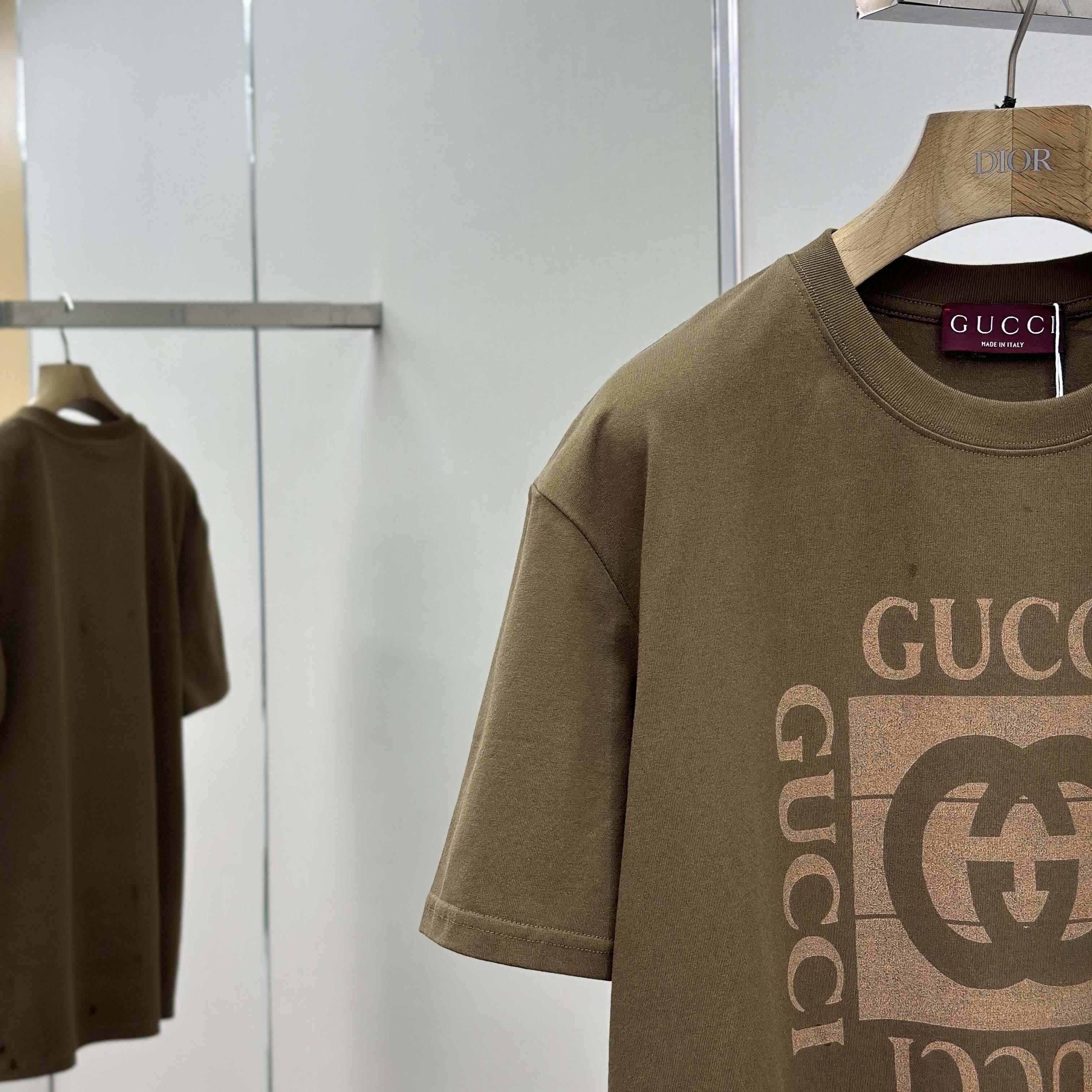 Gucci Cotton Jersey T-shirt With Print - DesignerGu