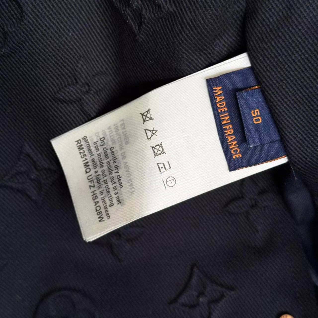 Louis Vuitton Embossed Monogram Cotton Varsity Jacket   - DesignerGu