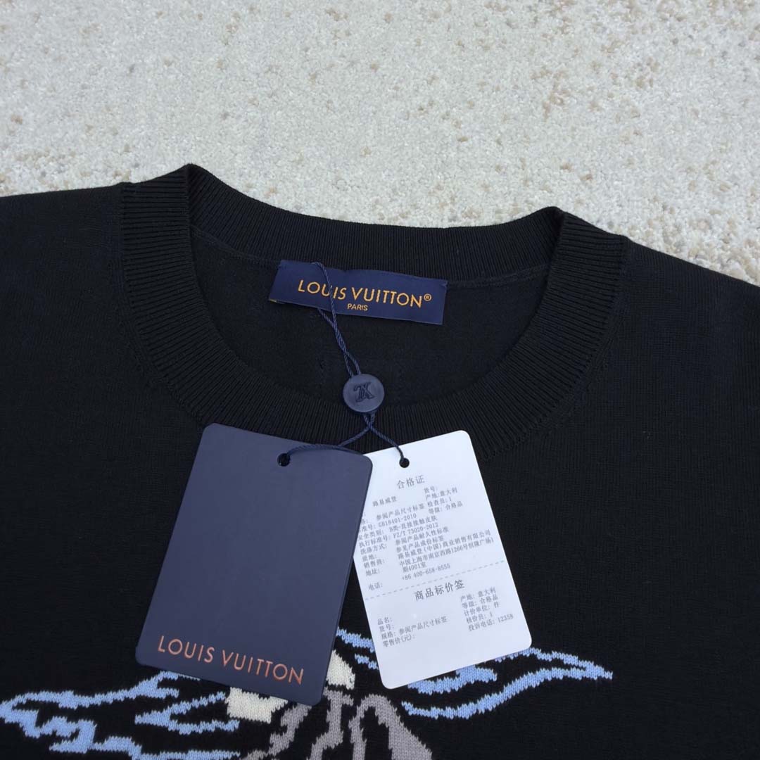Louis Vuitton Knitted Long-Sleeved Crewneck   1AIMCA - DesignerGu