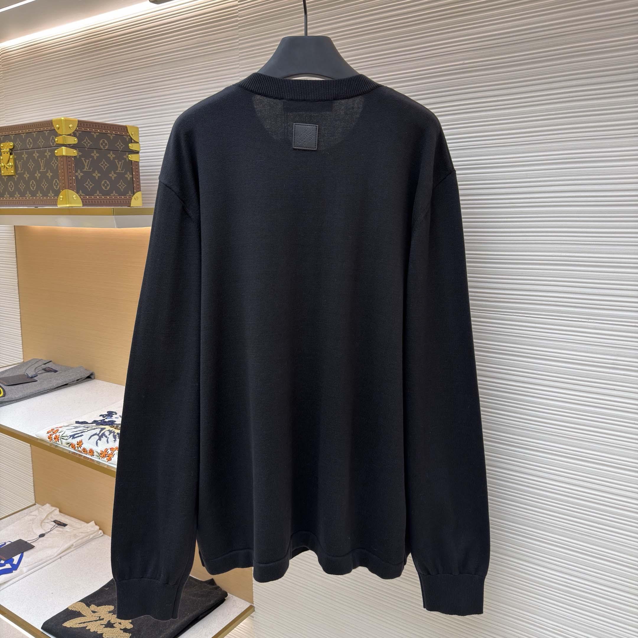 Louis Vuitton Knitted Long-Sleeved Crewneck   1AIMCA - DesignerGu
