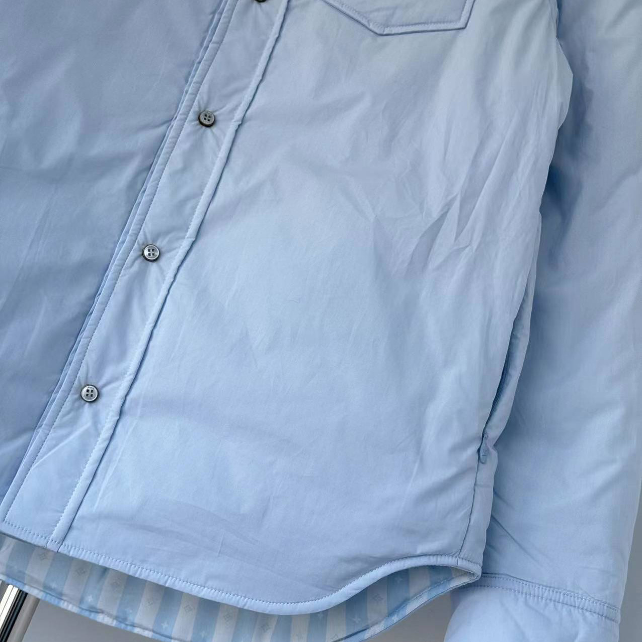 Louis Vuitton Reversible Padded Long-Sleeved Overshirt - DesignerGu