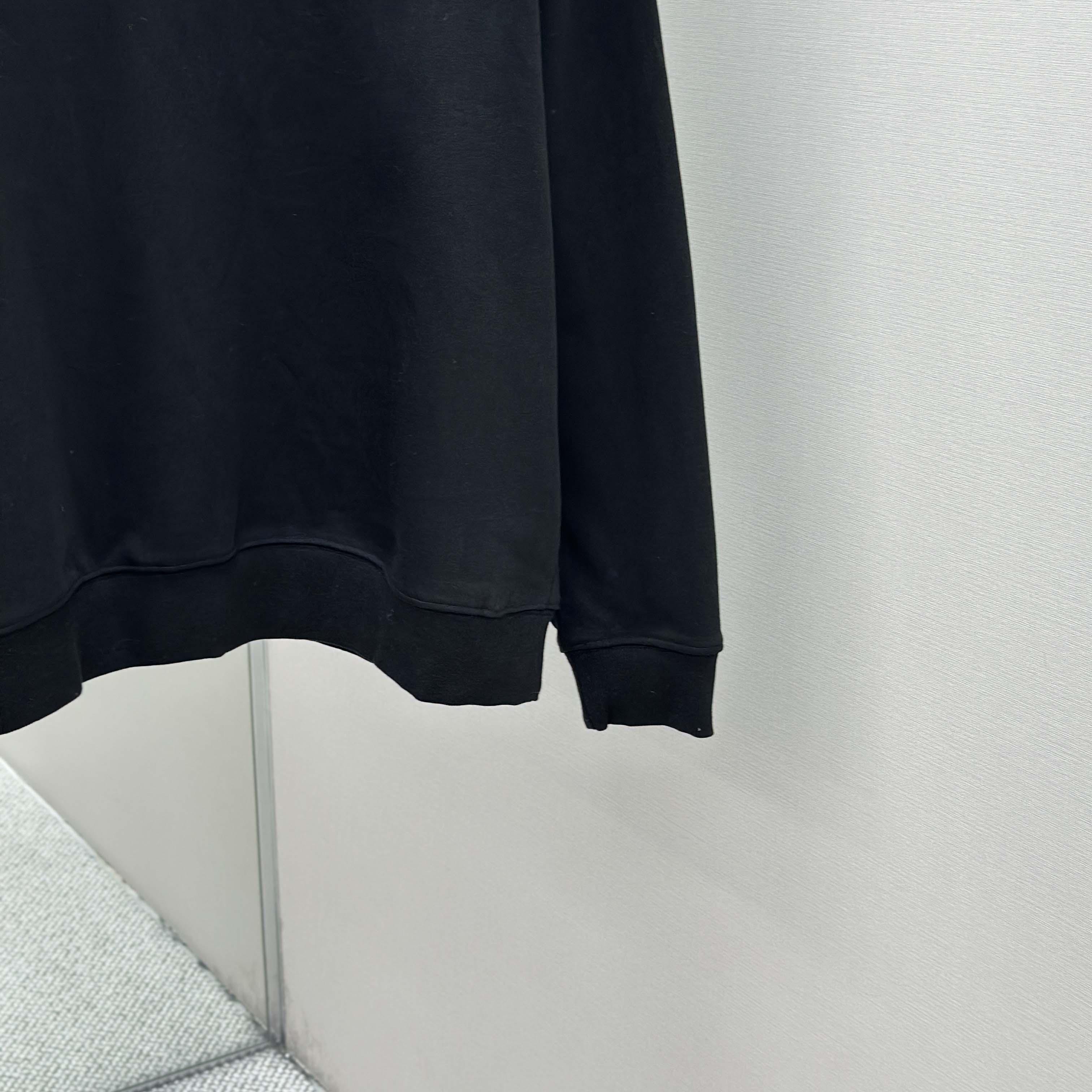 Prada Logo-plaque Technical Cotton Sweatshirt - DesignerGu