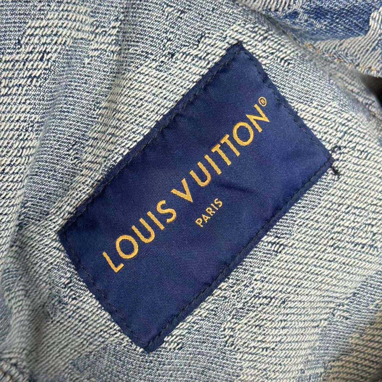 Louis Vuitton Monogram Denim Trucker Jacket - DesignerGu