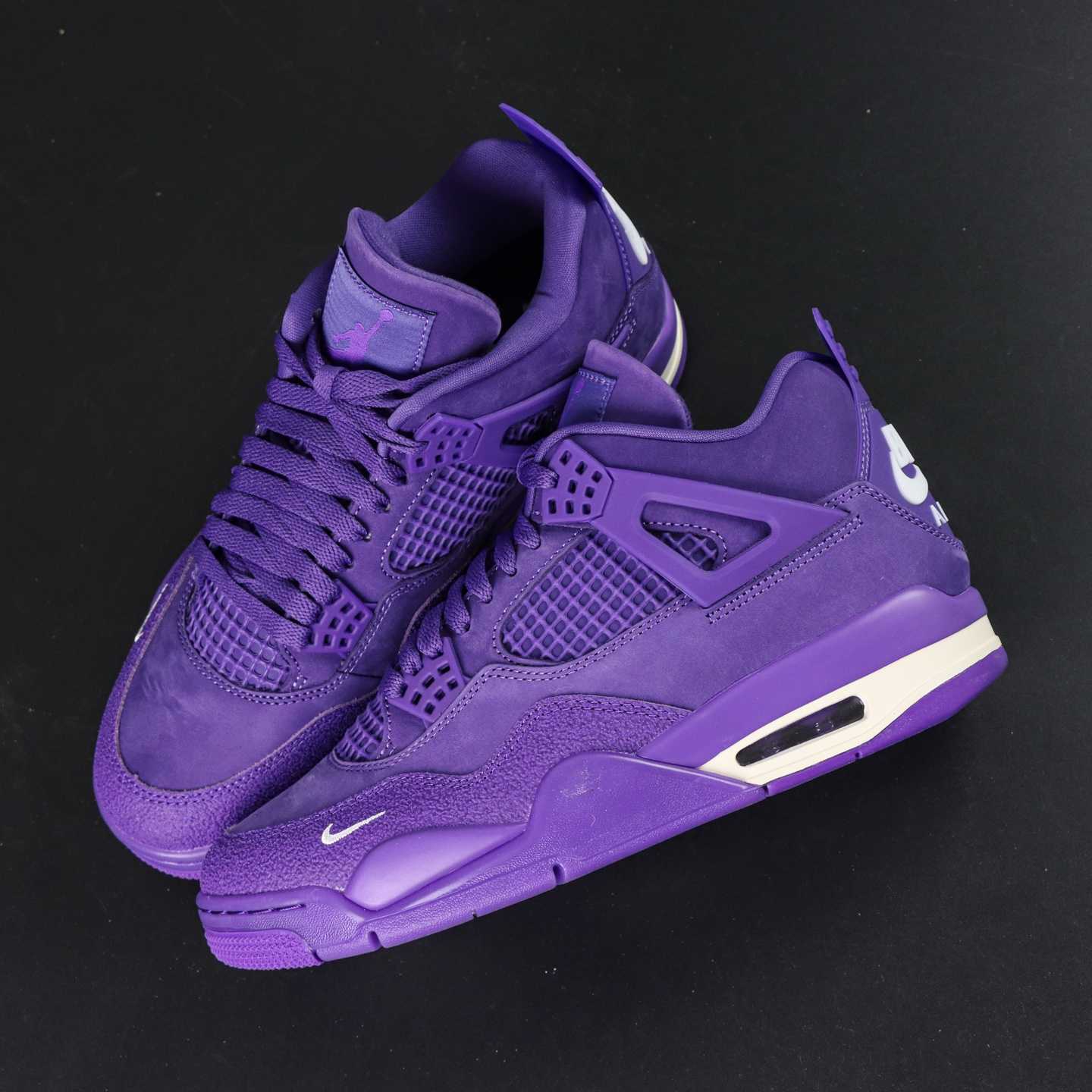 Nigel Sylvester x Air Jordan 4 Retro “Purple Brick” HF4340-500 | Size 36–48.5 - DesignerGu