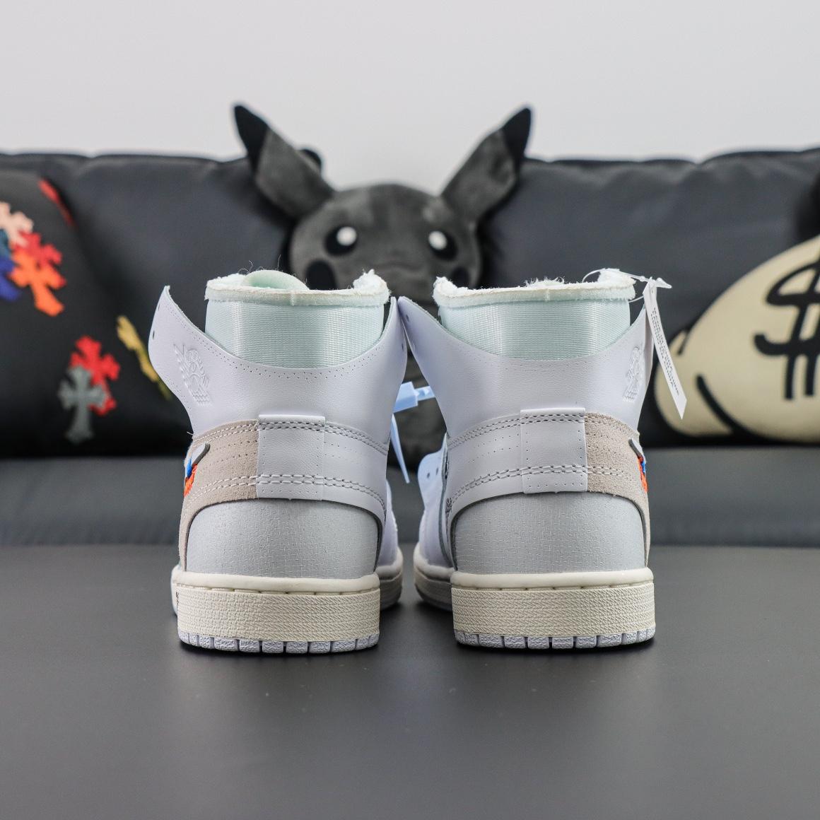 Off-White x Air Jordan 1 Retro High OG Sneaker    AQ0818-100 - DesignerGu