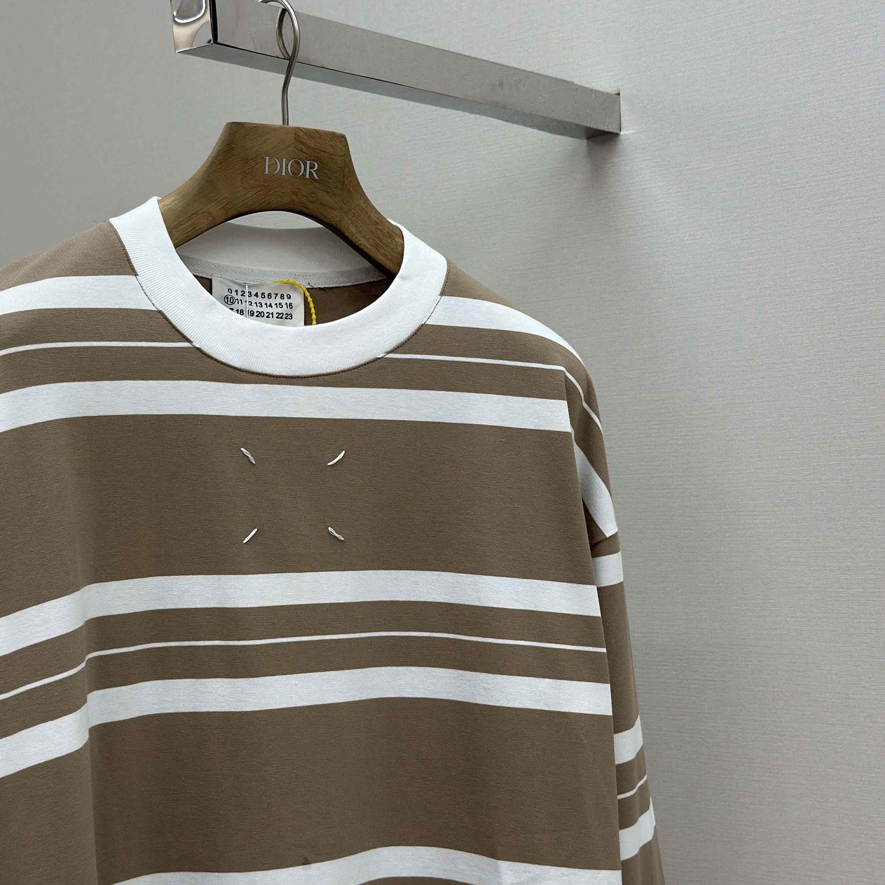 Maison Margiela Striped Long-sleeved - DesignerGu