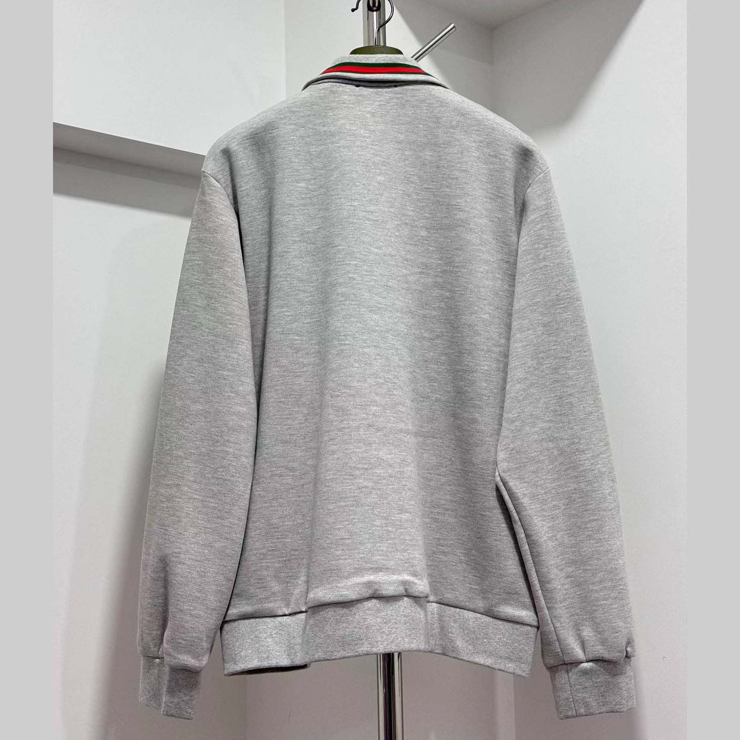 Gucci Zip-up Funnel-neck T-shirt - DesignerGu