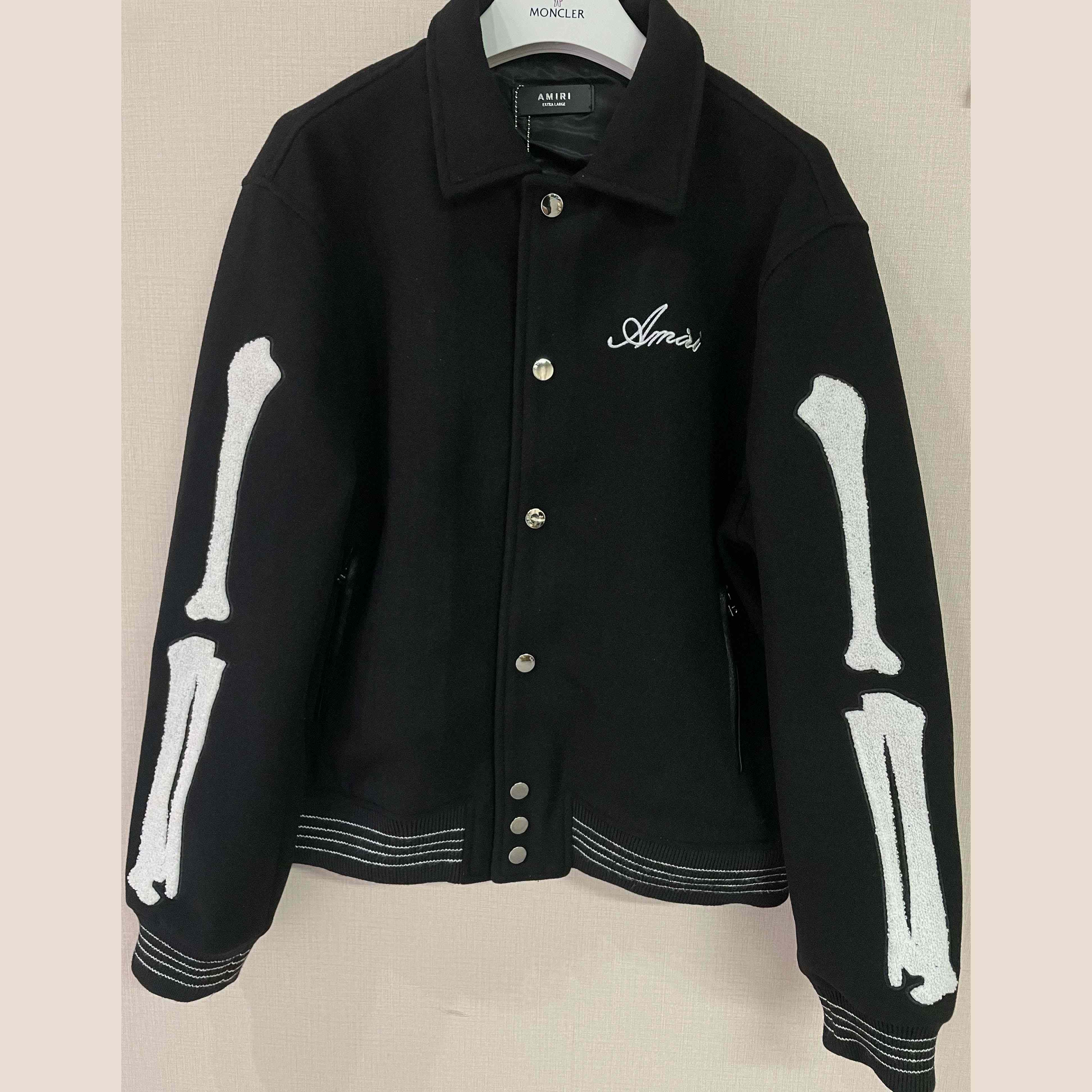 Amiri Bones Varsity Jacket - DesignerGu