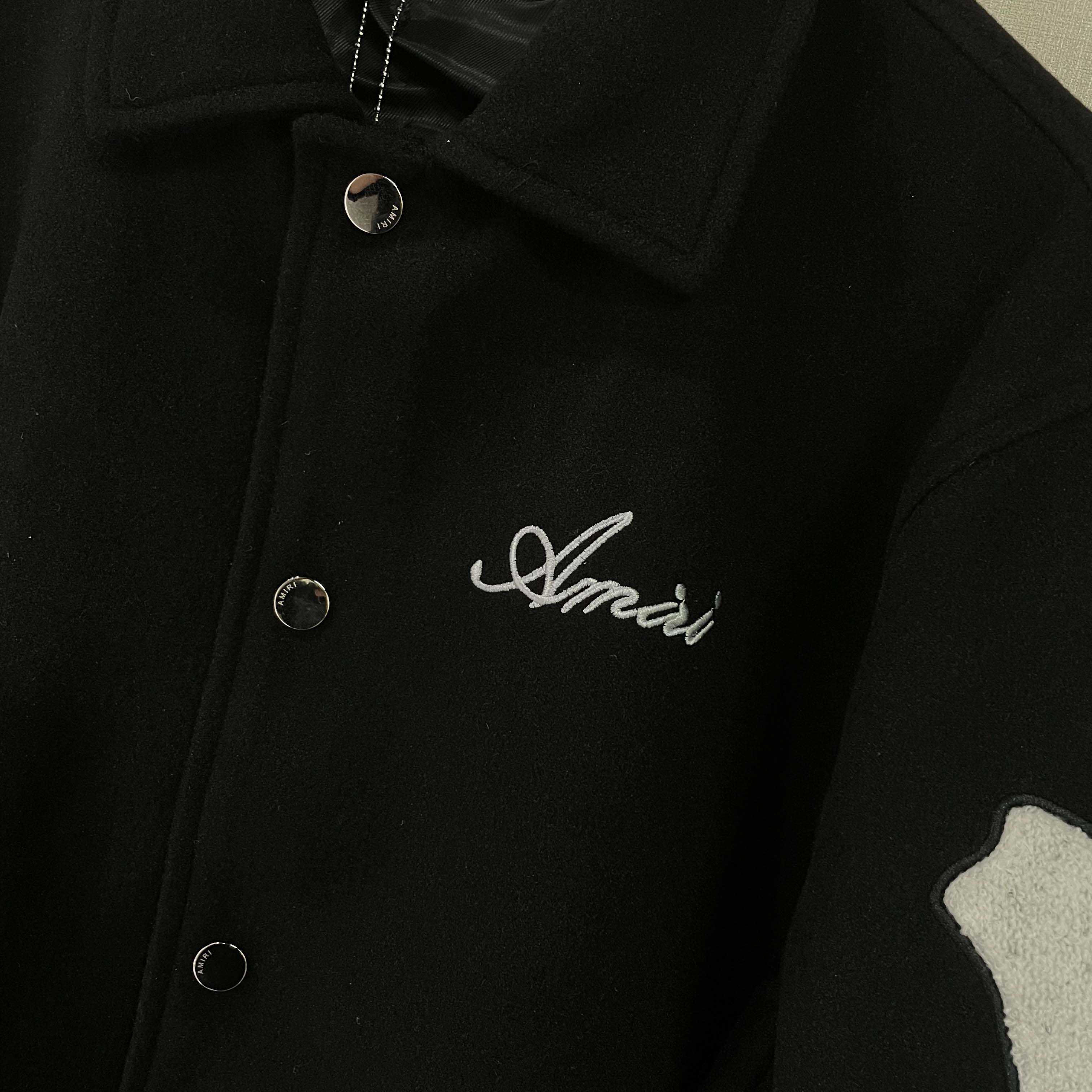 Amiri Bones Varsity Jacket - DesignerGu