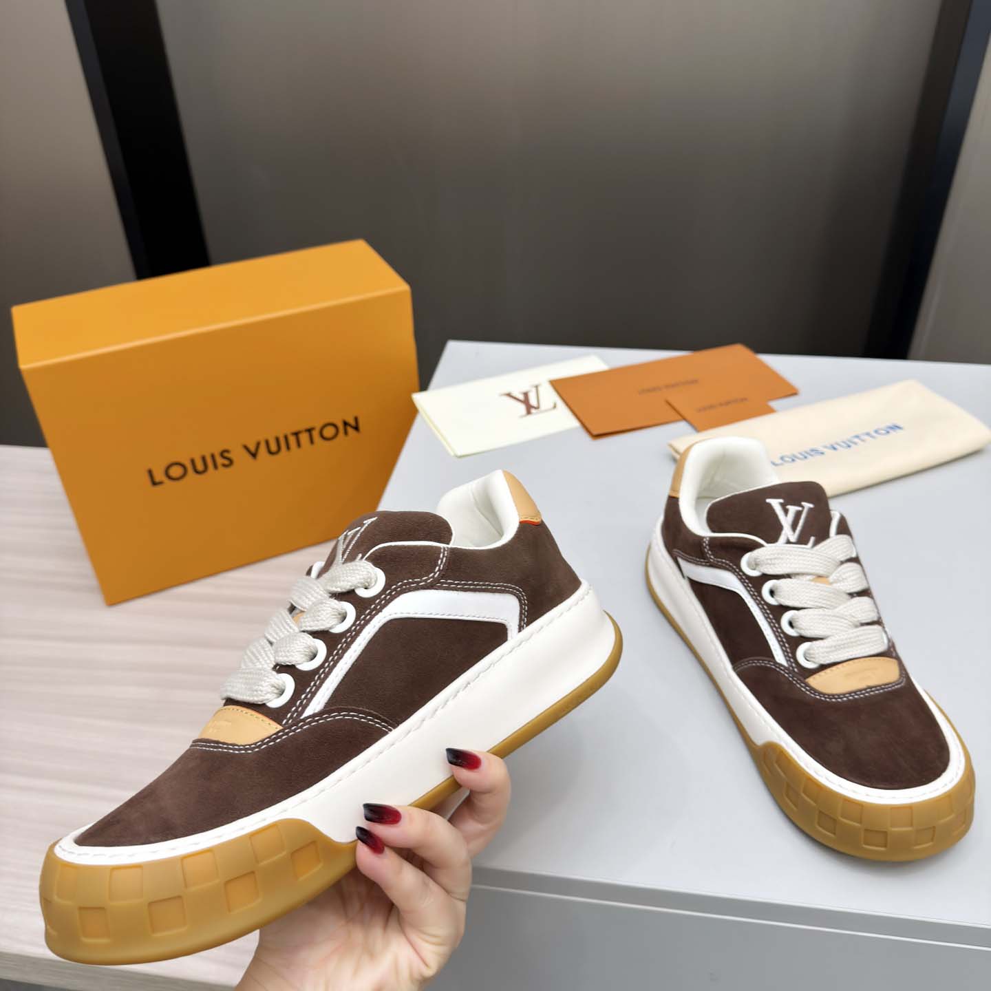 Louis Vuitton LV Tilted Sneaker  - DesignerGu