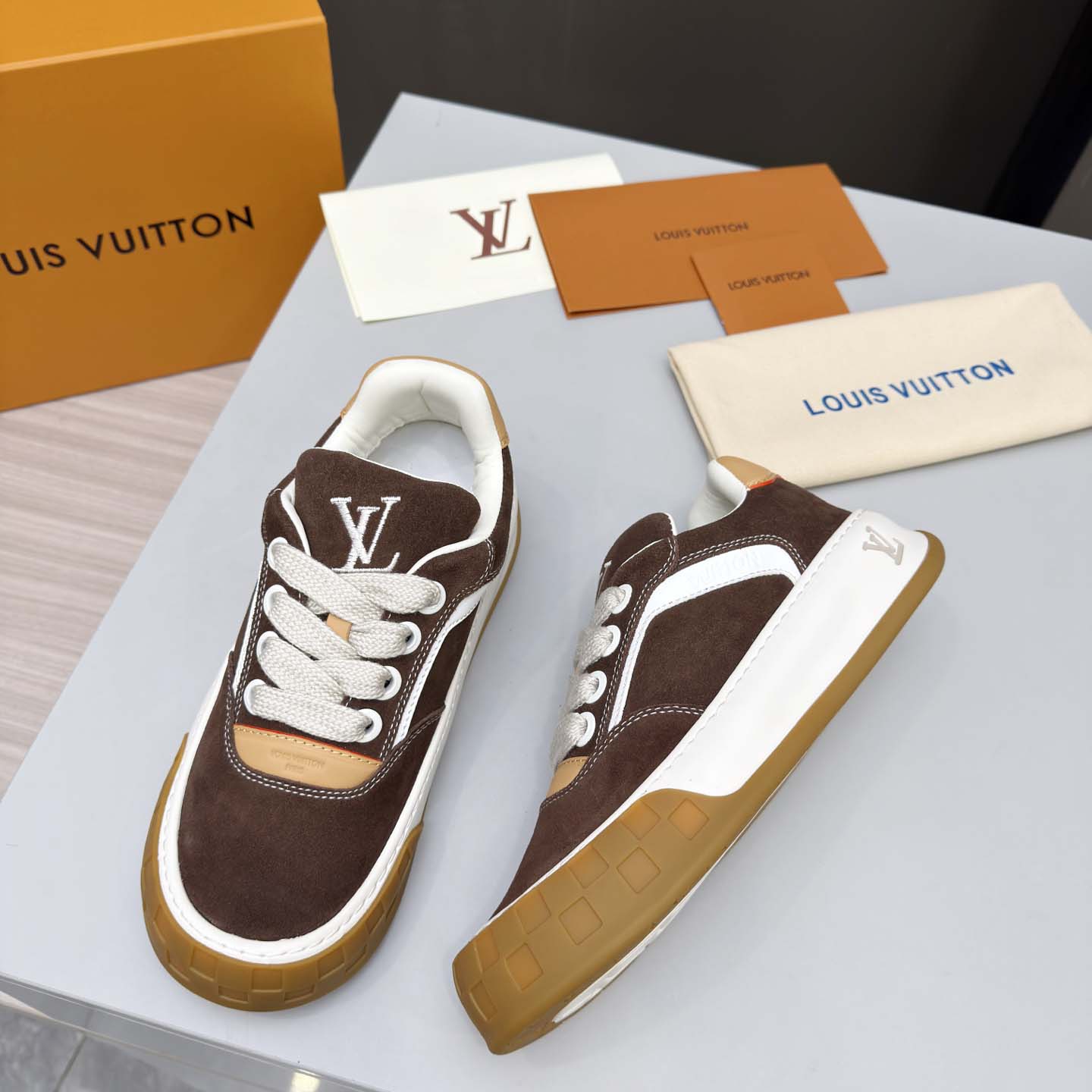 Louis Vuitton LV Tilted Sneaker  - DesignerGu