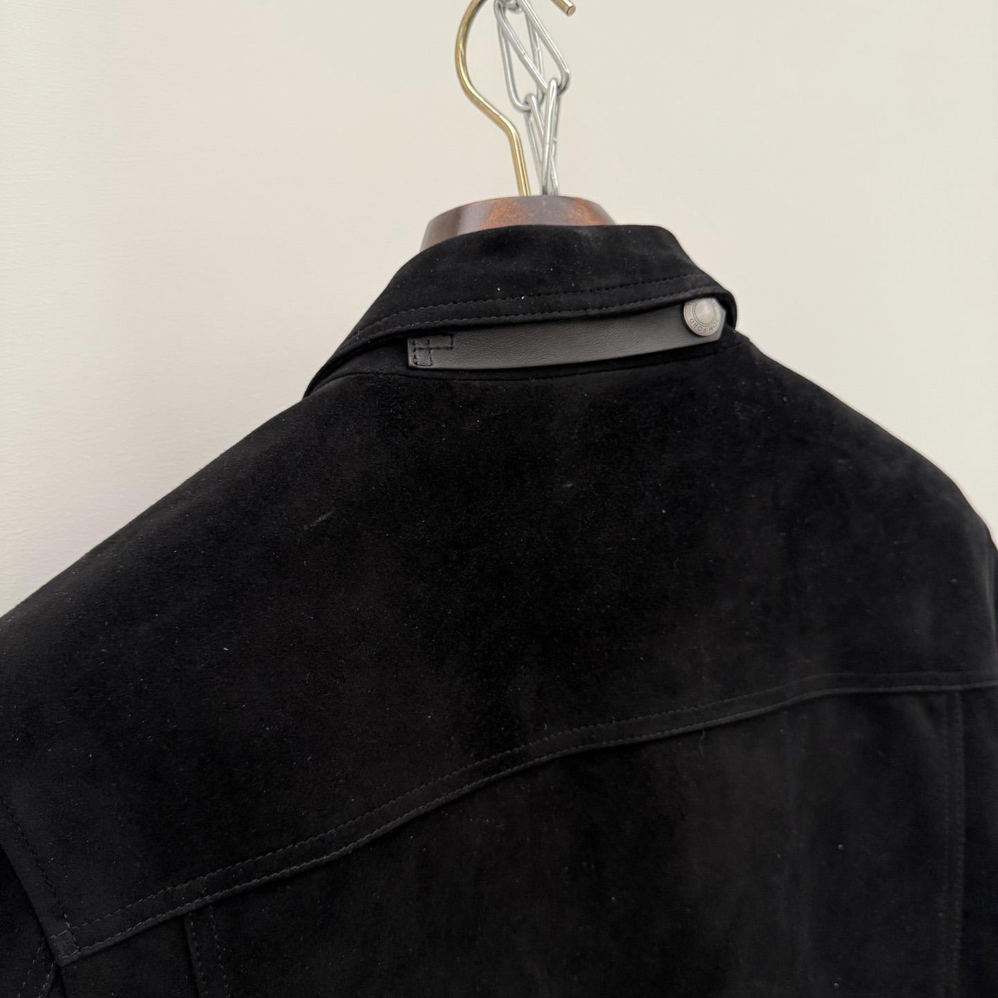 Tom Ford Men's Suede Motor Jacket - DesignerGu