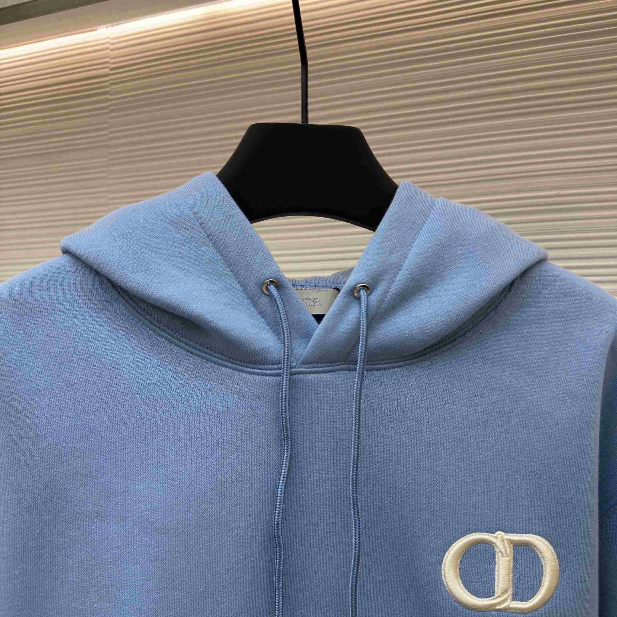 Dior CD Icon Cotton Hooded Sweatshirt - DesignerGu