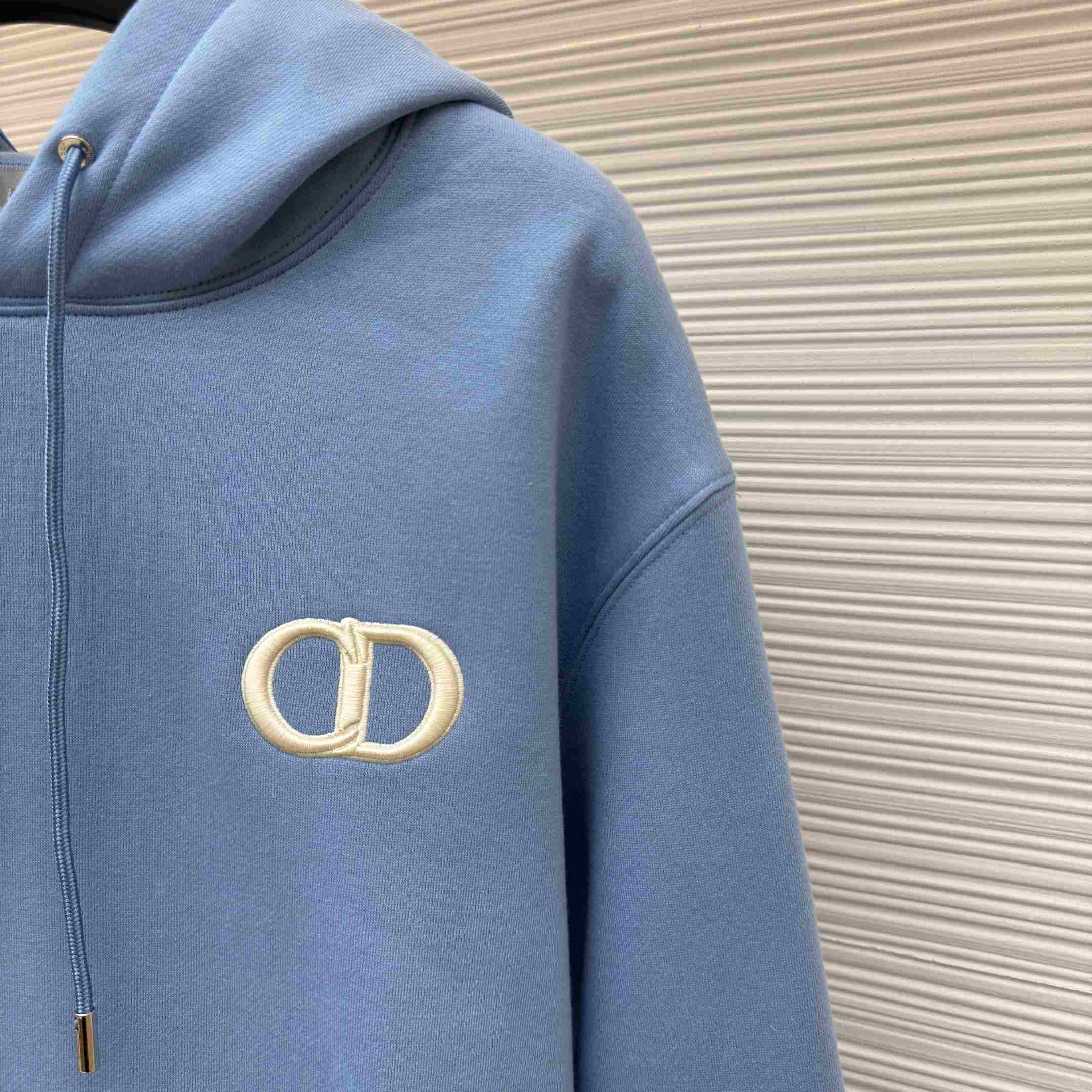 Dior CD Icon Cotton Hooded Sweatshirt - DesignerGu