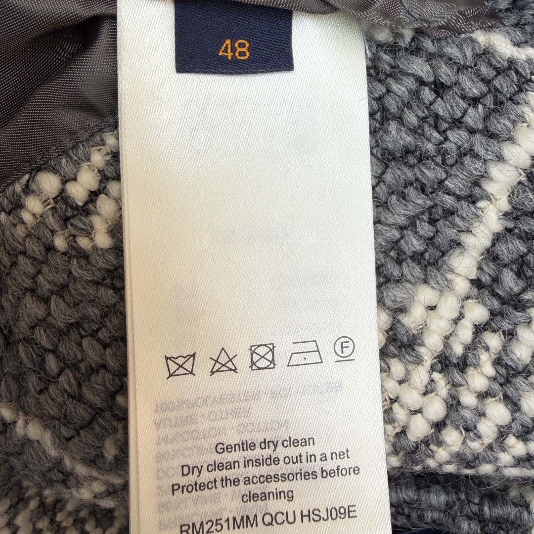 Louis Vuitton Chic Collarless Wool Jacket - DesignerGu