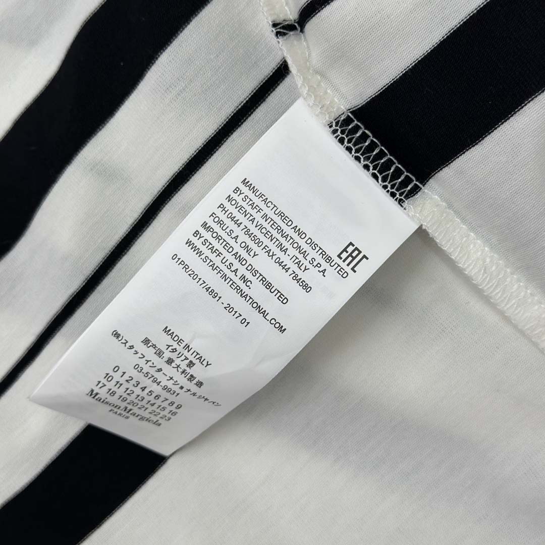Maison Margiela Striped Long-sleeved - DesignerGu