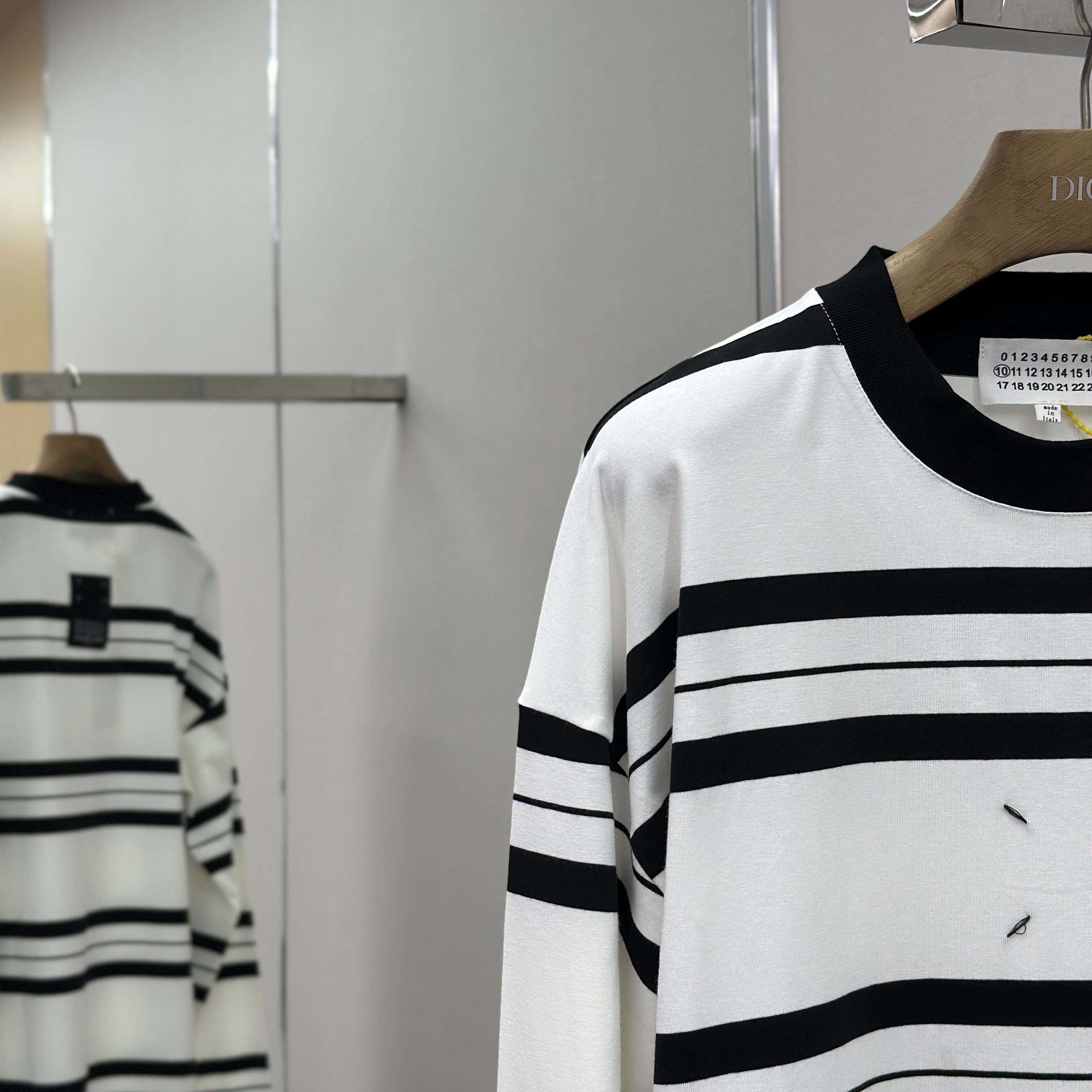 Maison Margiela Striped Long-sleeved - DesignerGu