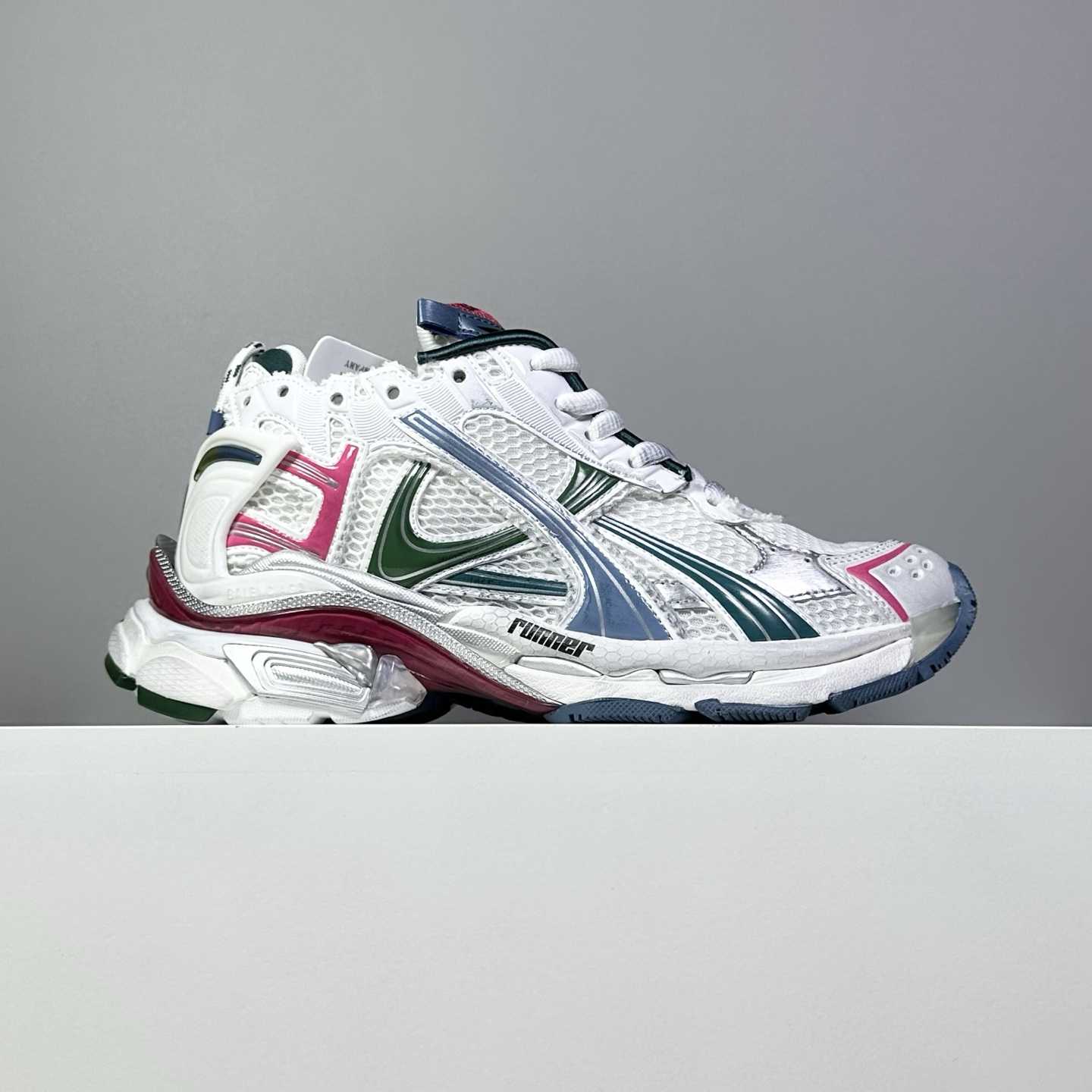 Balenciaga Runner Sneaker In White - DesignerGu