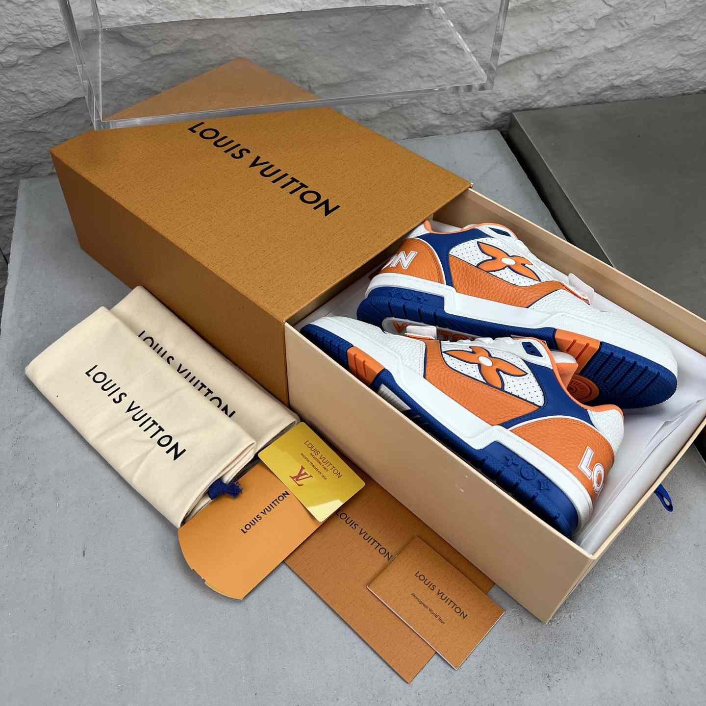 Louis Vuitton LV Trainer Sneaker - DesignerGu