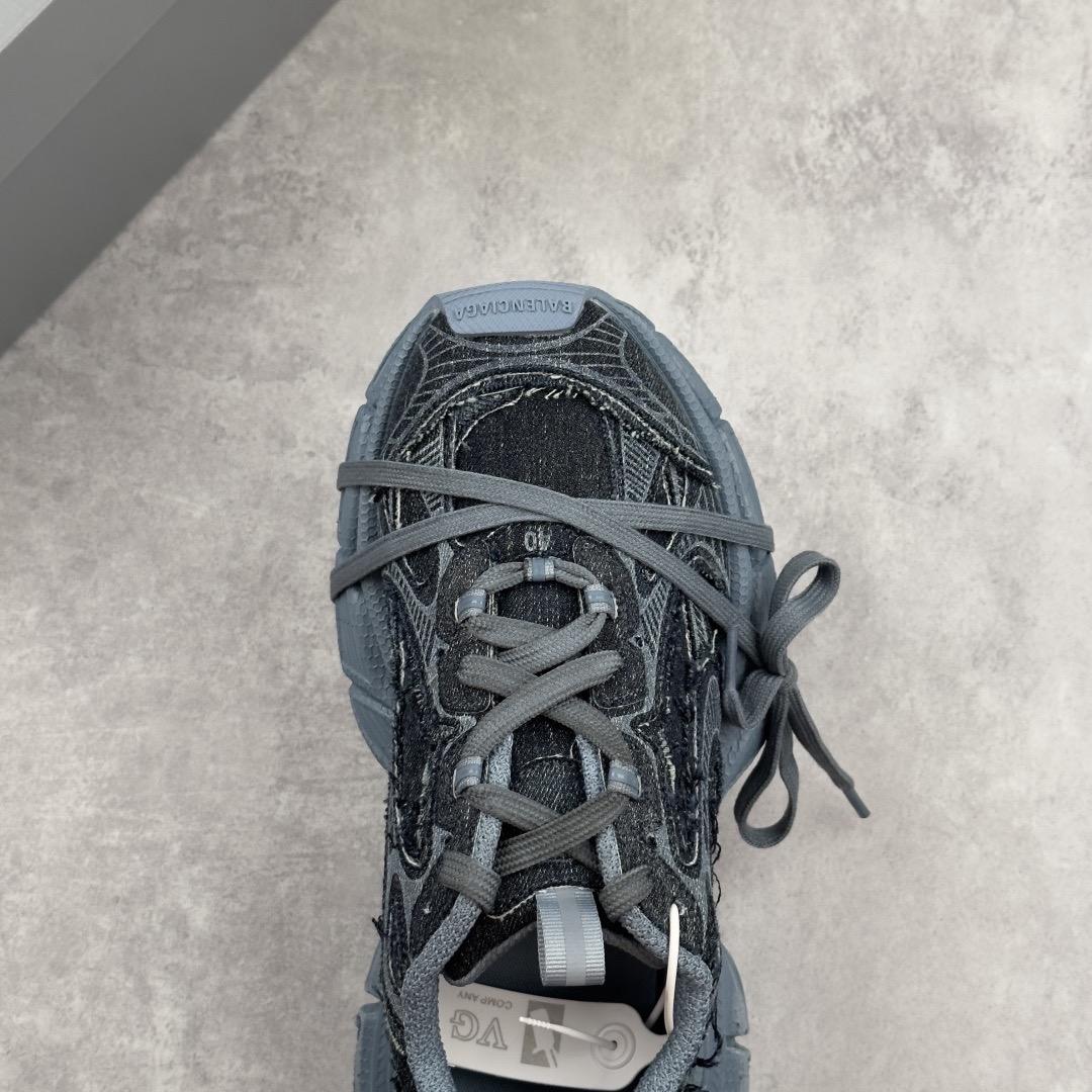 Balenciaga 3XL Distressed Lace-up Sneakers - DesignerGu