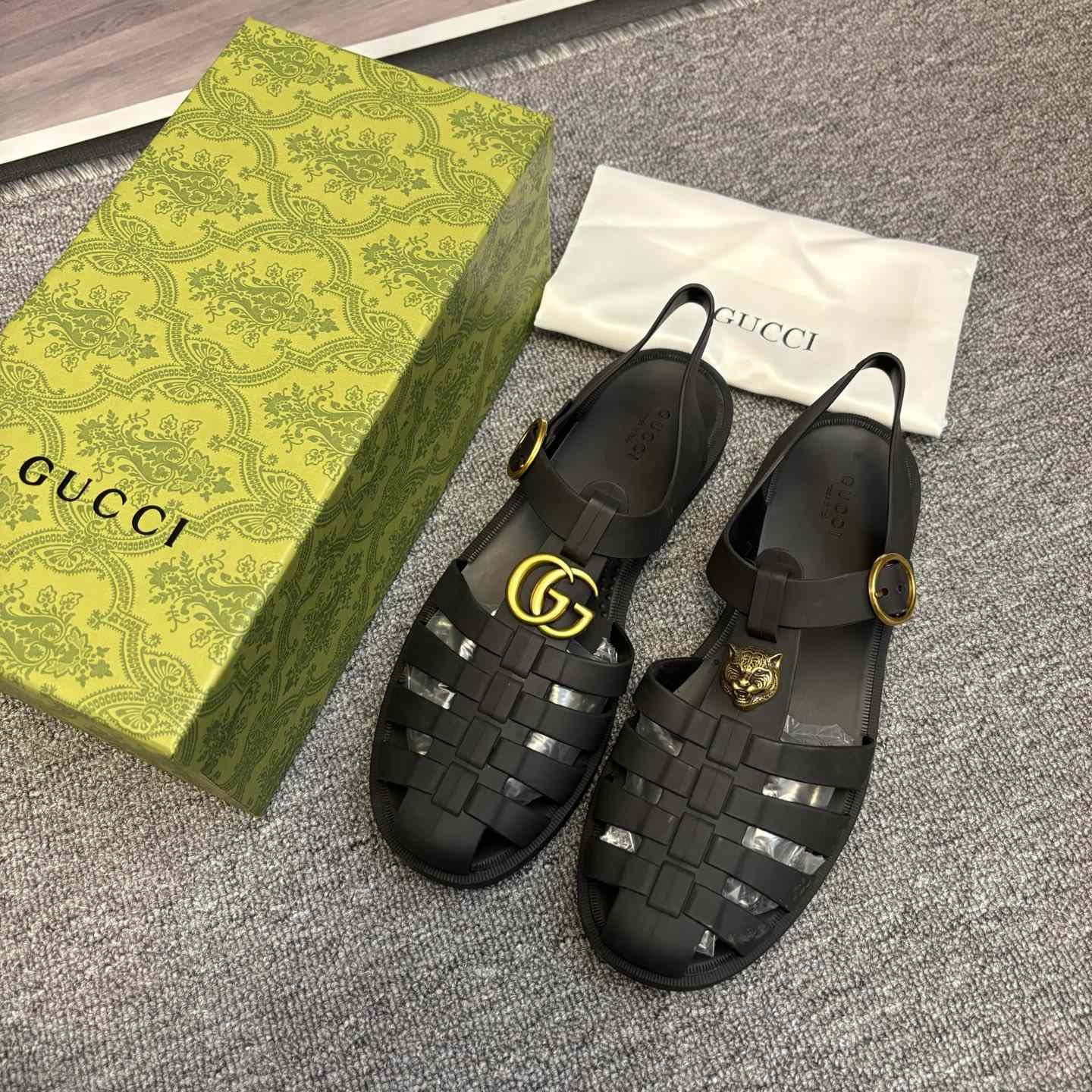 Gucci Sandal With Double G - DesignerGu