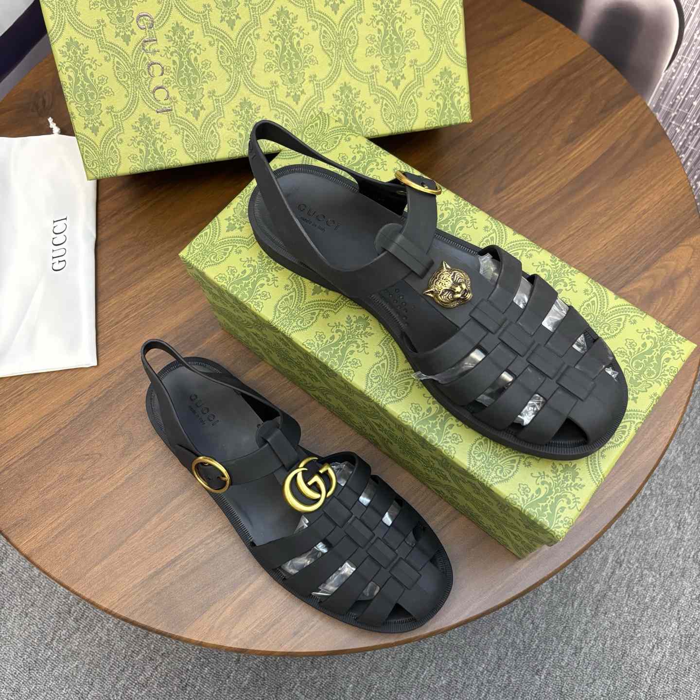 Gucci Sandal With Double G - DesignerGu