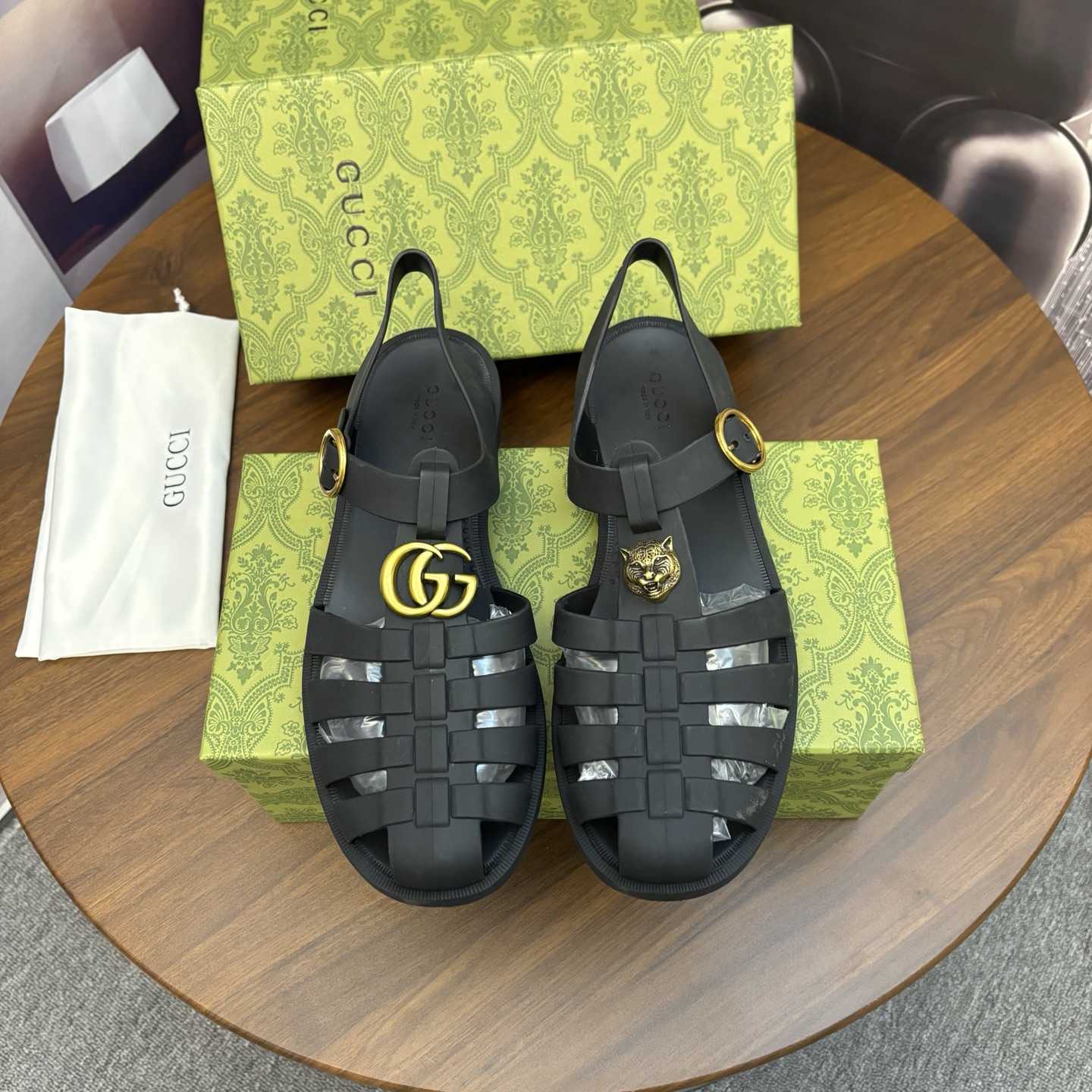 Gucci Sandal With Double G - DesignerGu