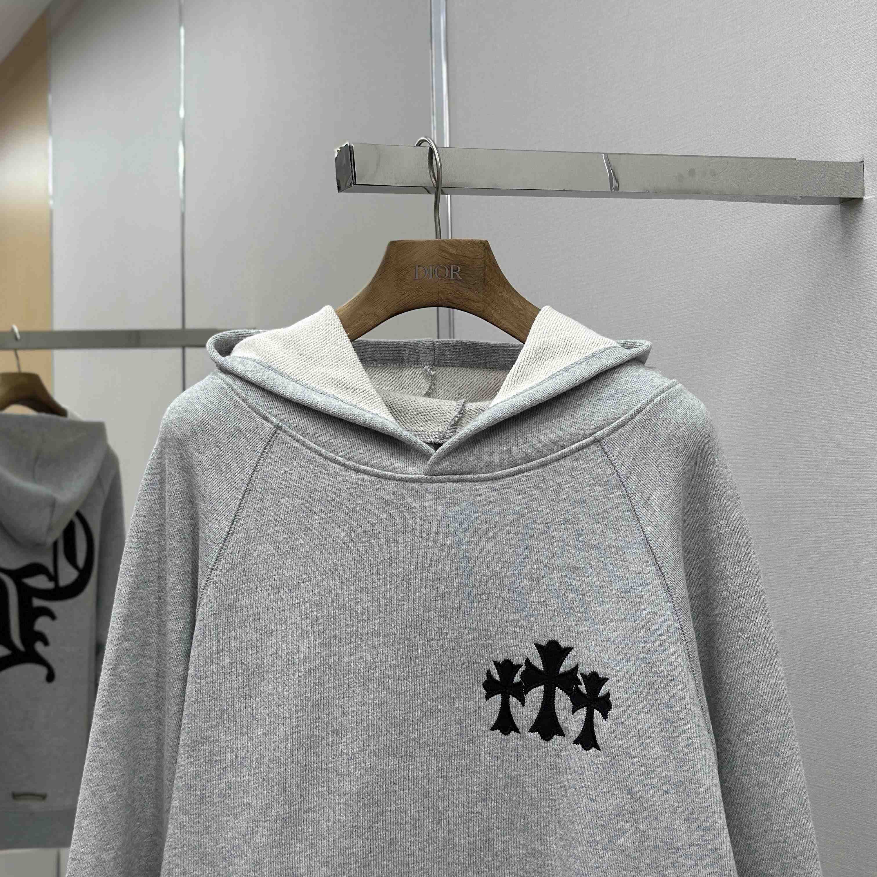 Chrome Heart Cotton Hoodie - DesignerGu