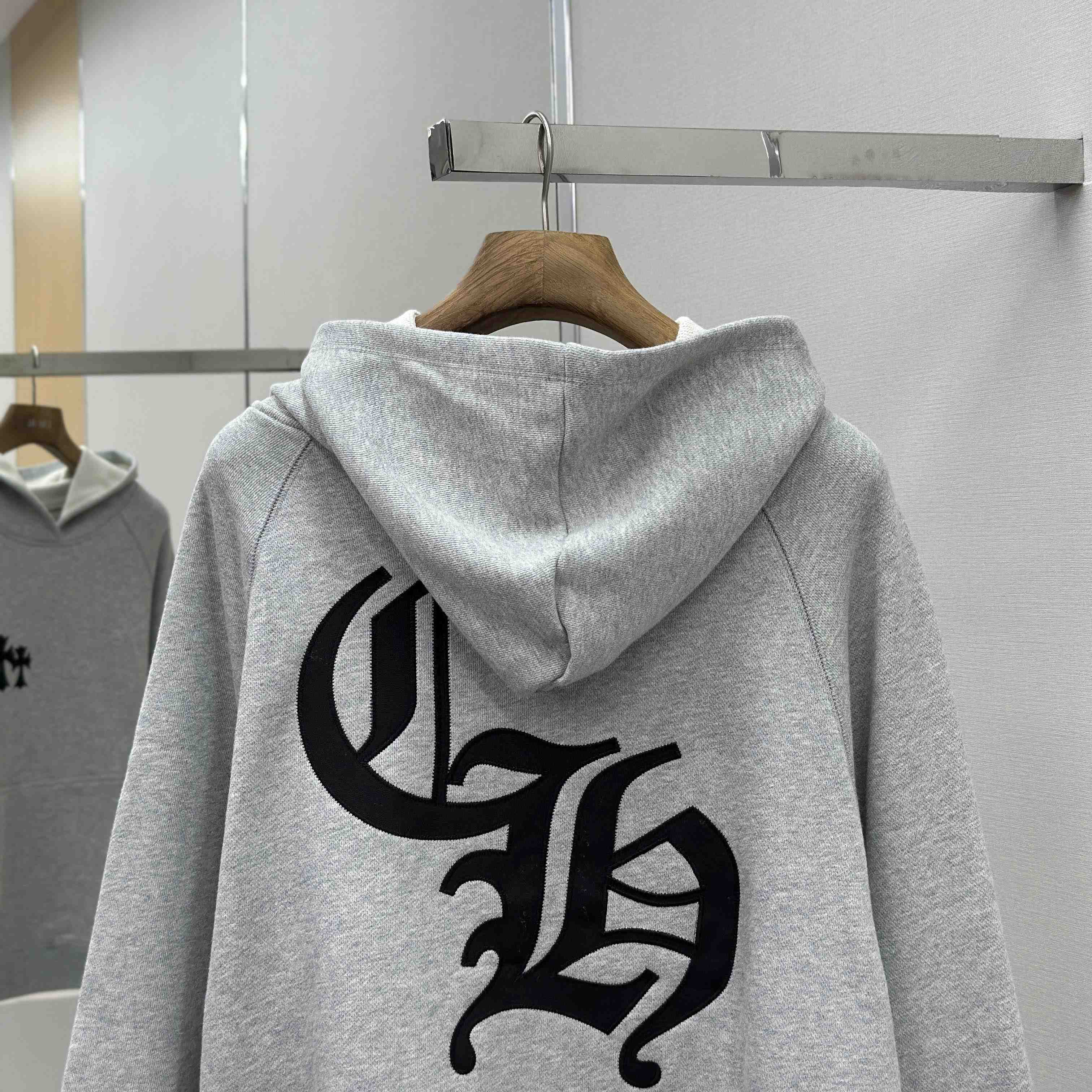 Chrome Heart Cotton Hoodie - DesignerGu