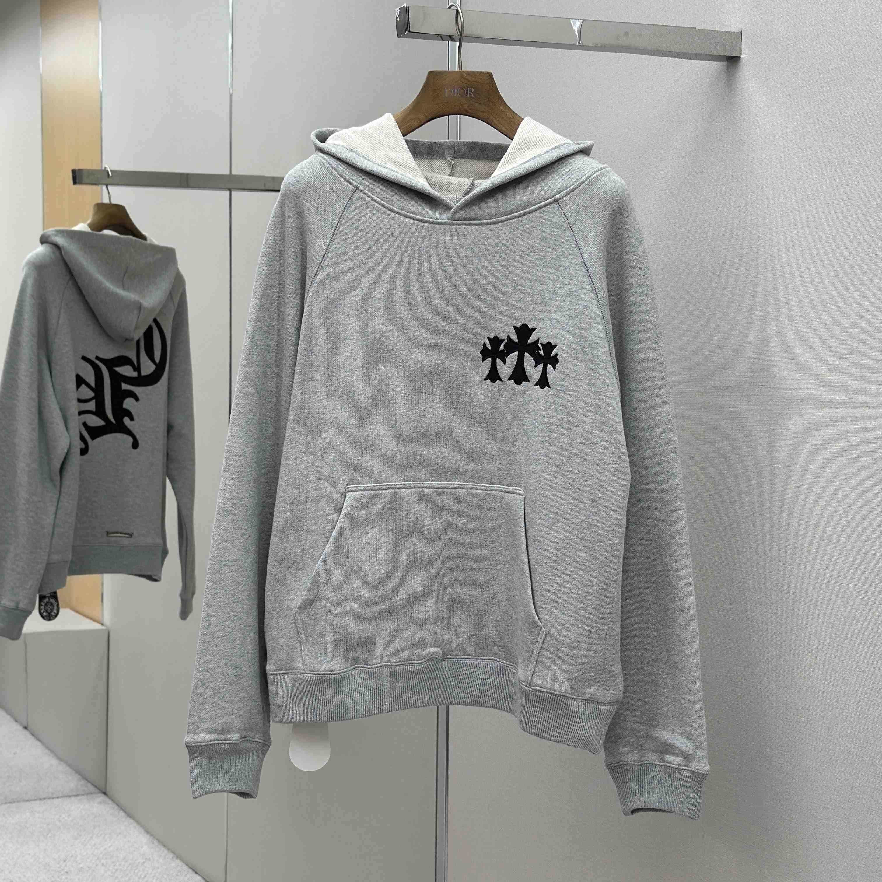 Chrome Heart Cotton Hoodie - DesignerGu