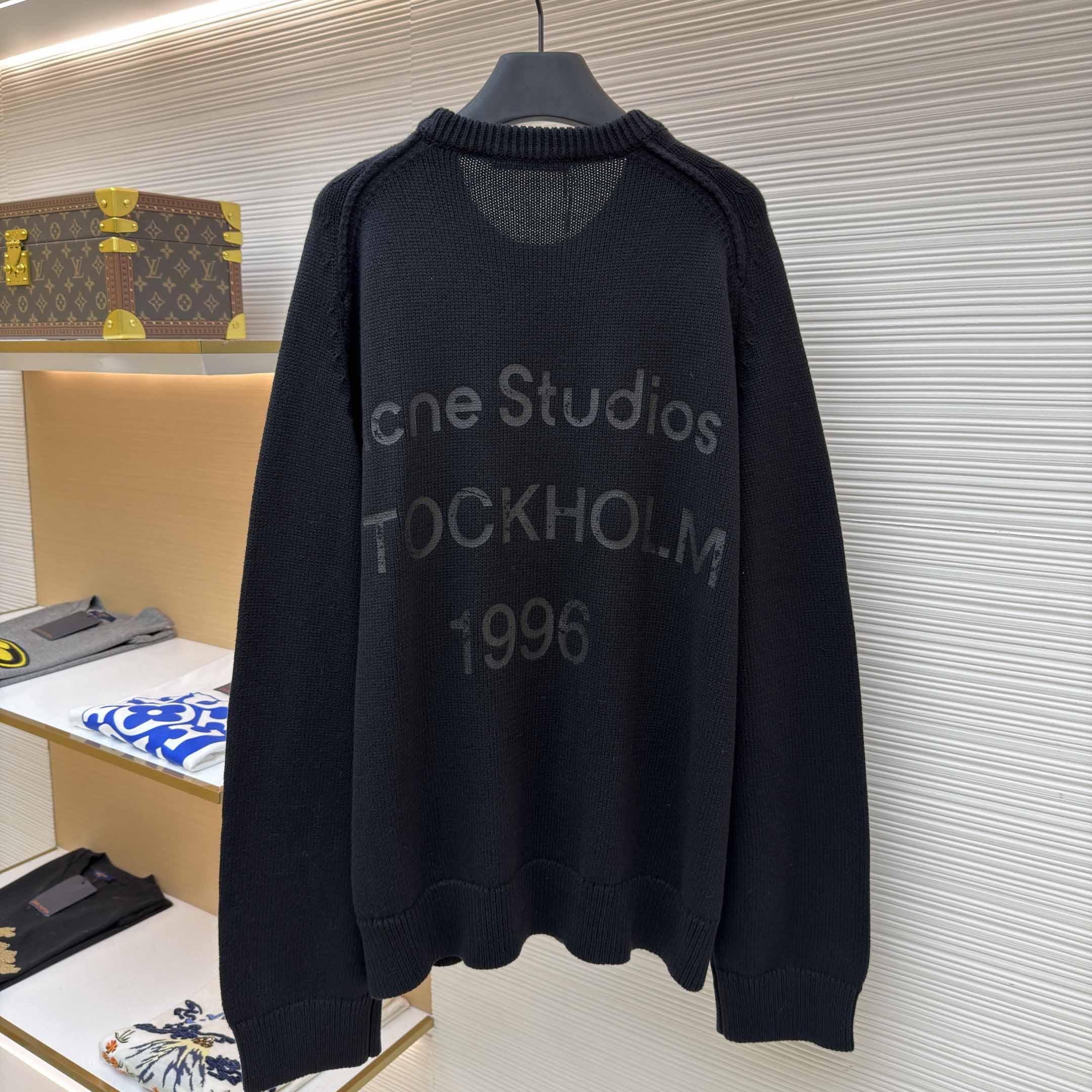 Acne Studios Wool Logo Jumper - DesignerGu