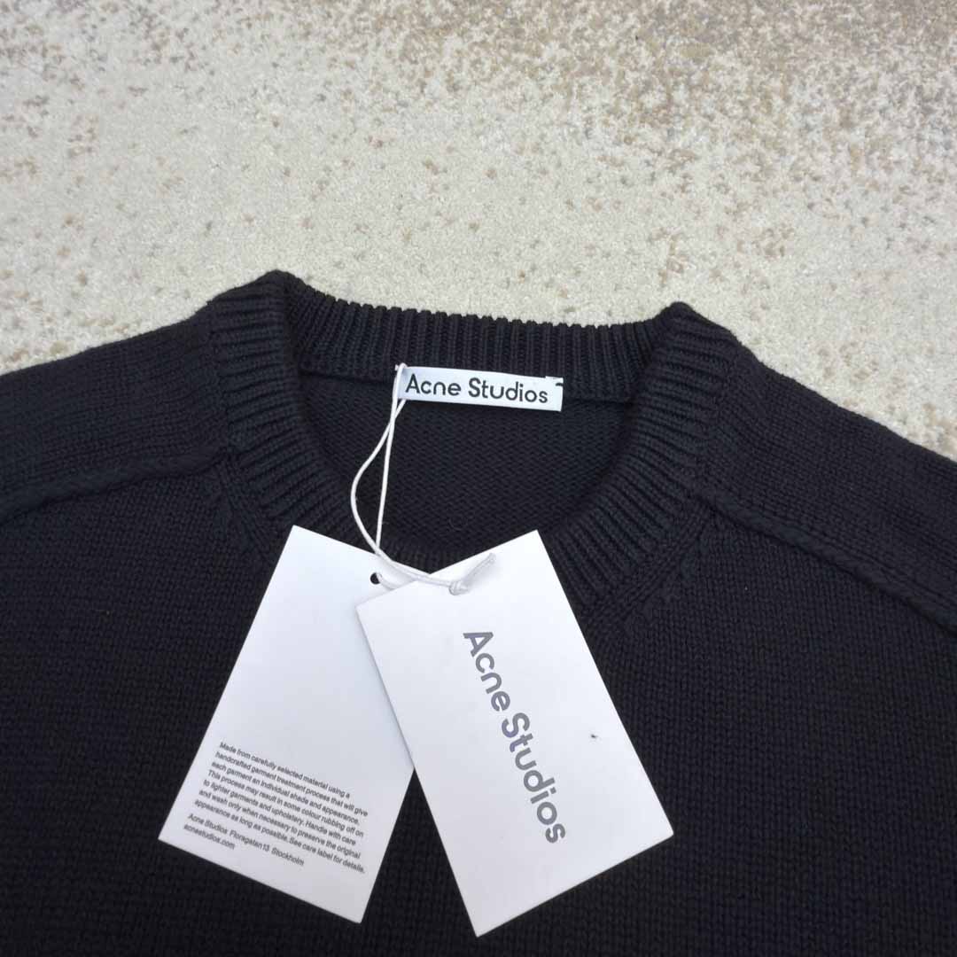 Acne Studios Wool Logo Jumper - DesignerGu