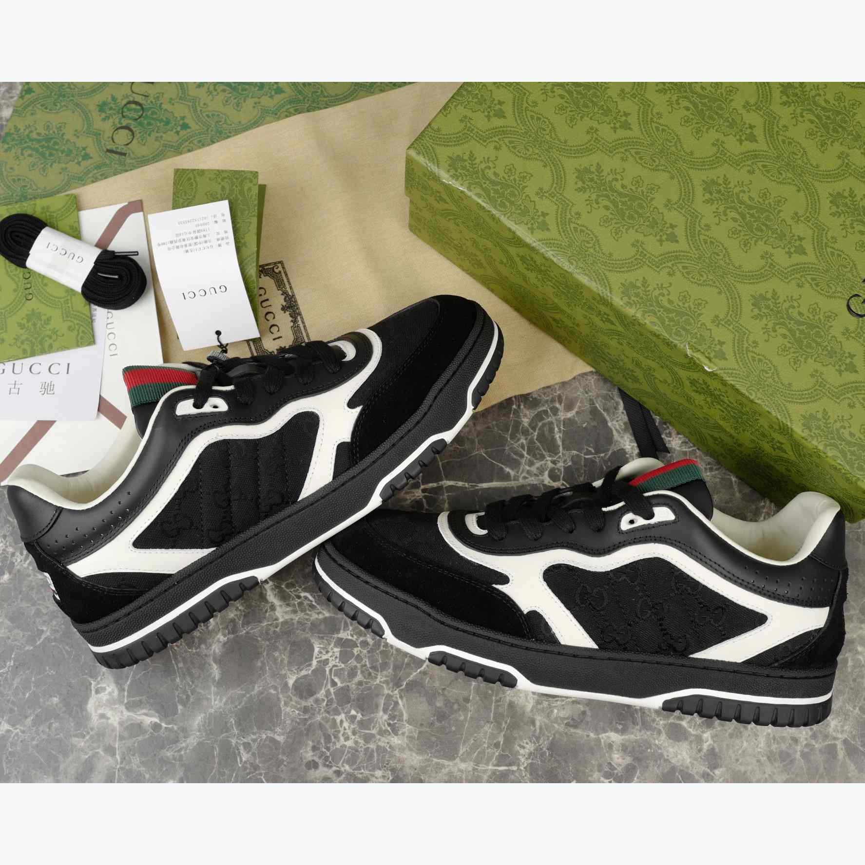 Gucci Re-Web Sneaker - DesignerGu