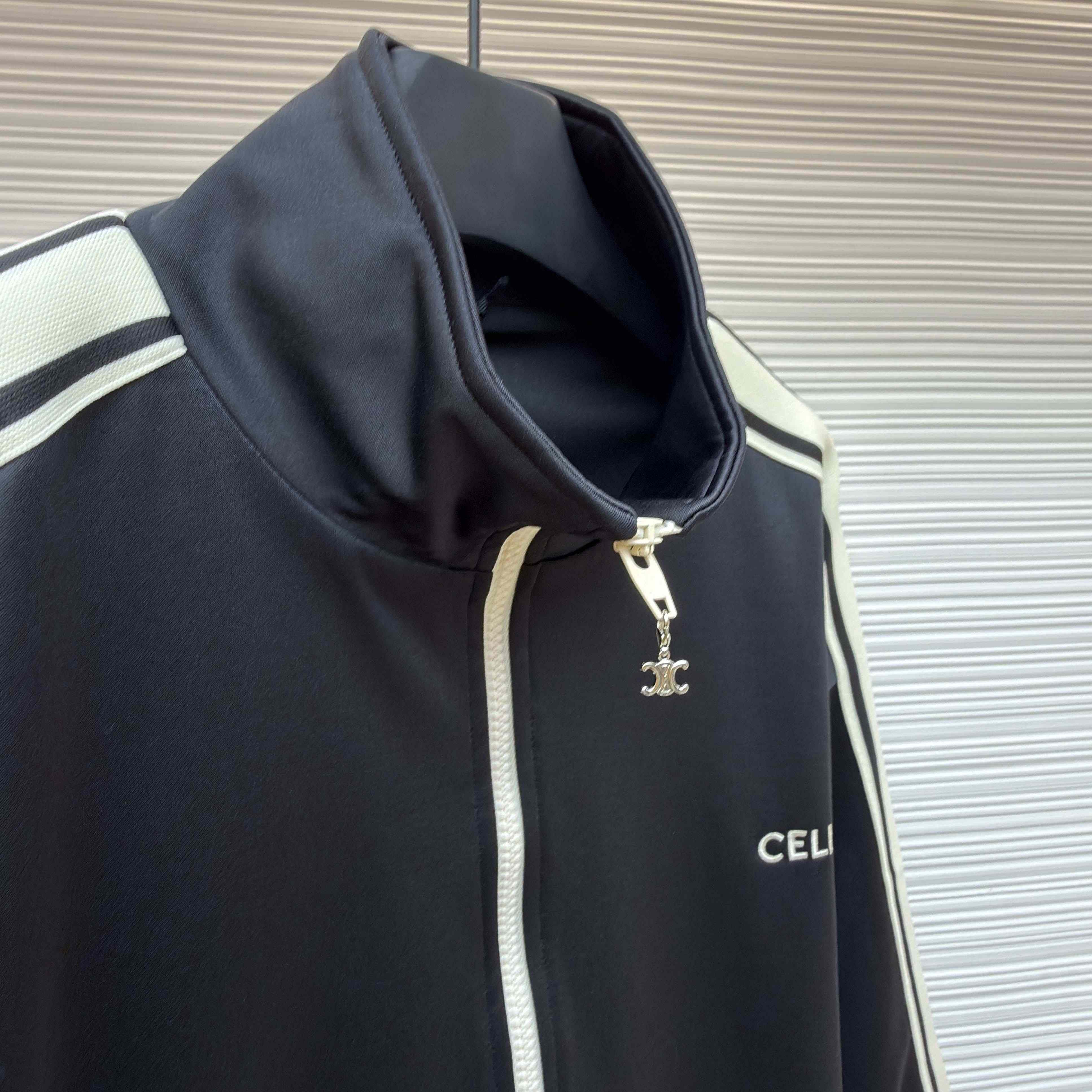 Celine Tracksuit Jacket In Double Face Jersey - DesignerGu